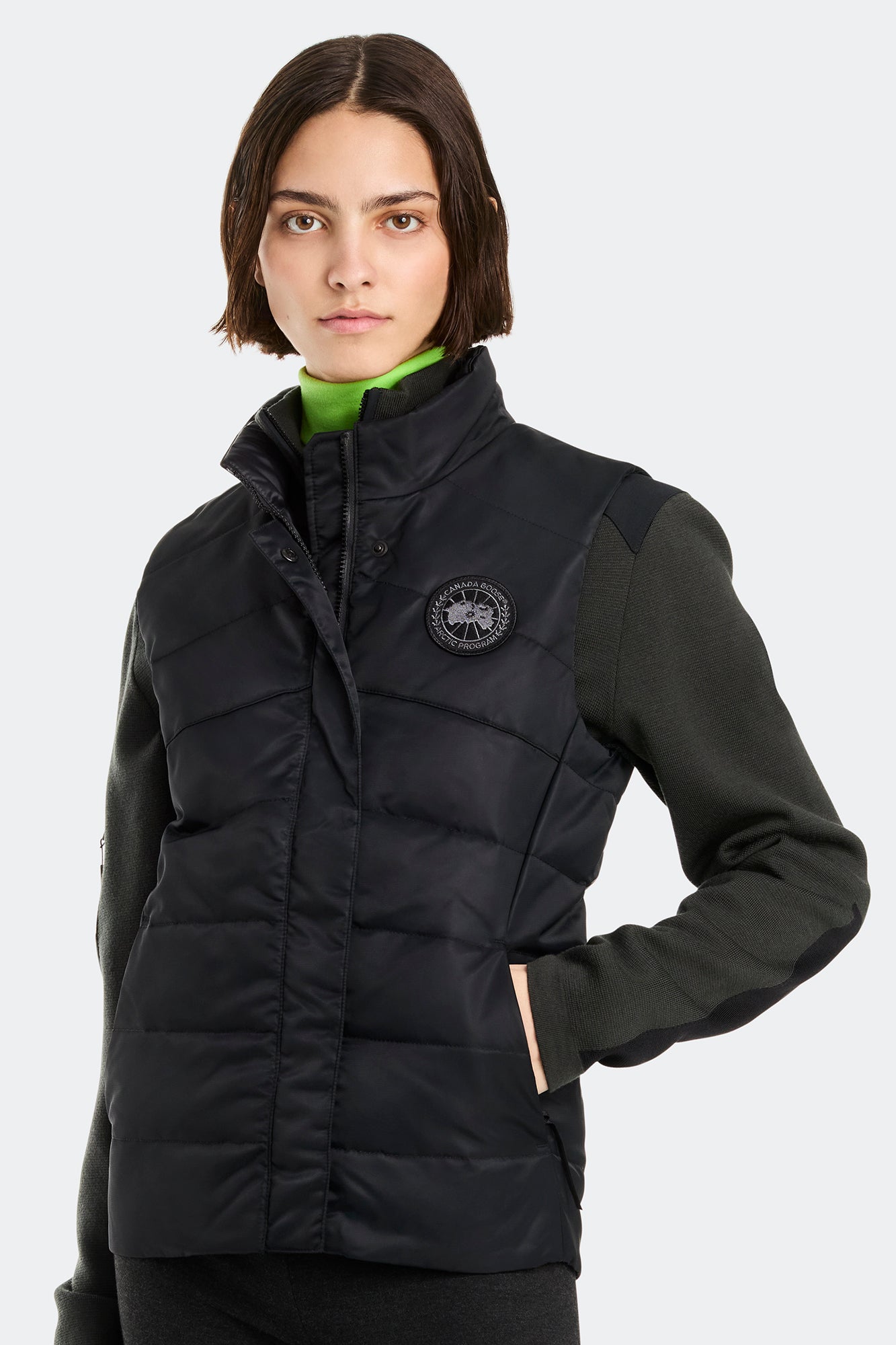 Freestyle Vest Performance Satin (Women) - Black