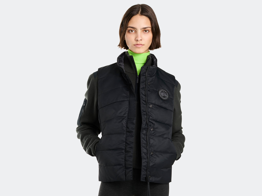 Freestyle Vest Performance Satin (Women) - Black