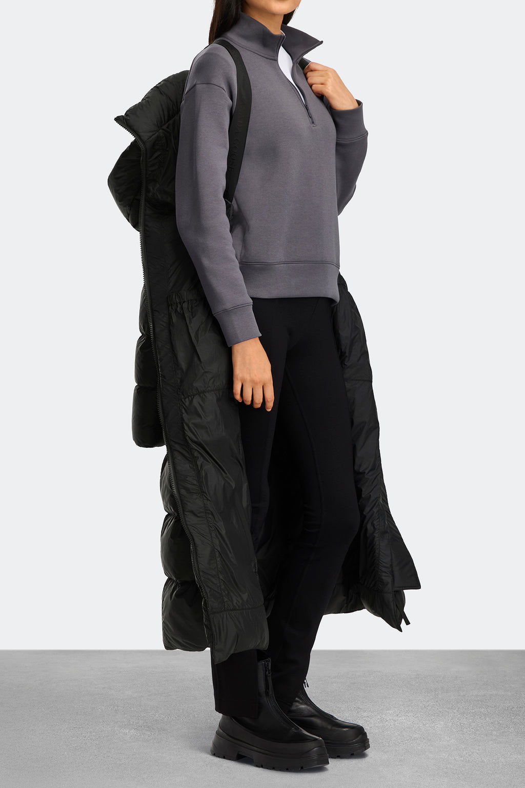 Mystique Puffer  Tonal Label - Black - Image 7