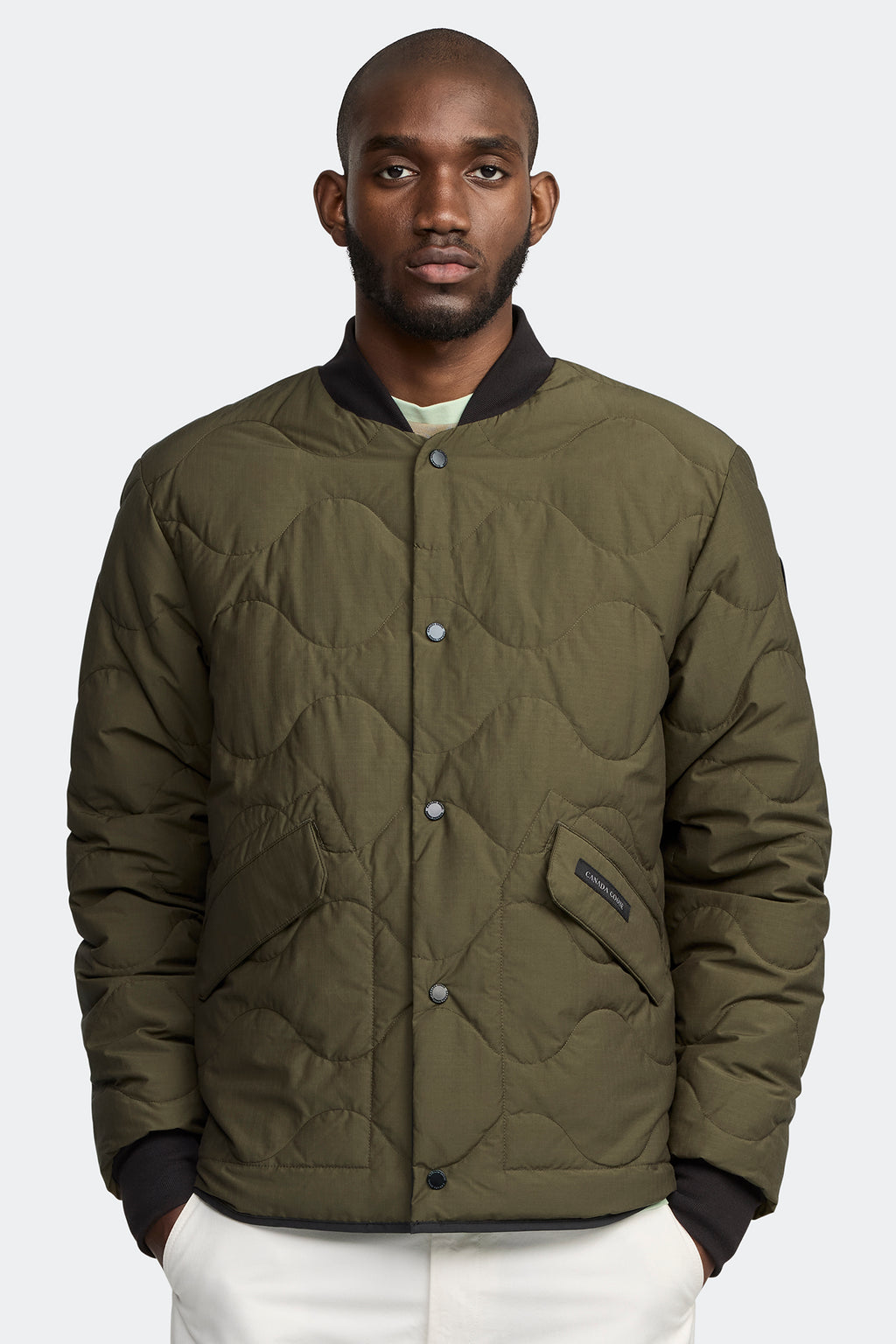 Boswell Reversible Liner Jacket Black Label (Men) - Military Green/Black
