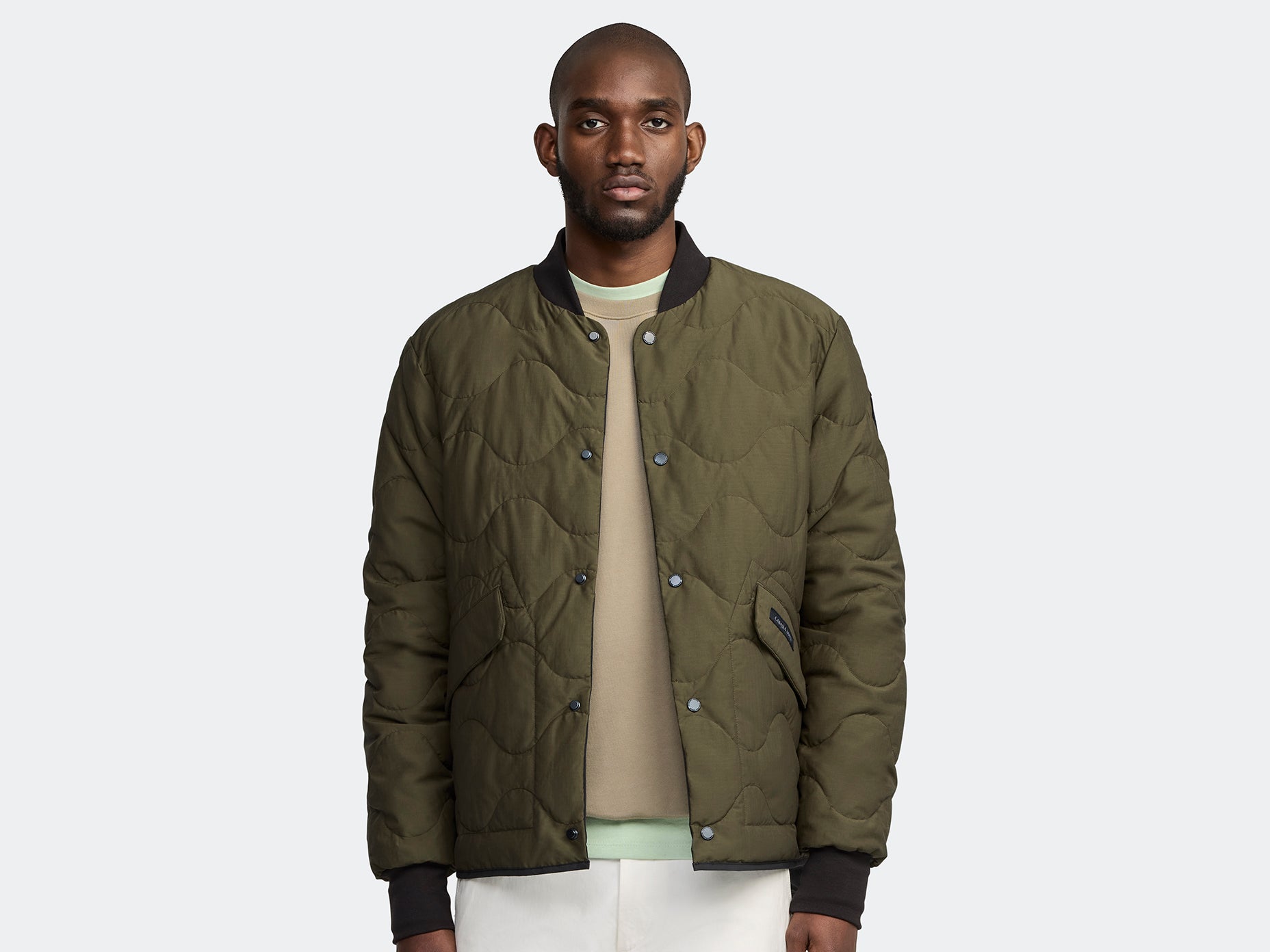 Boswell Reversible Liner Jacket Black Label (Men) - Military Green/Black