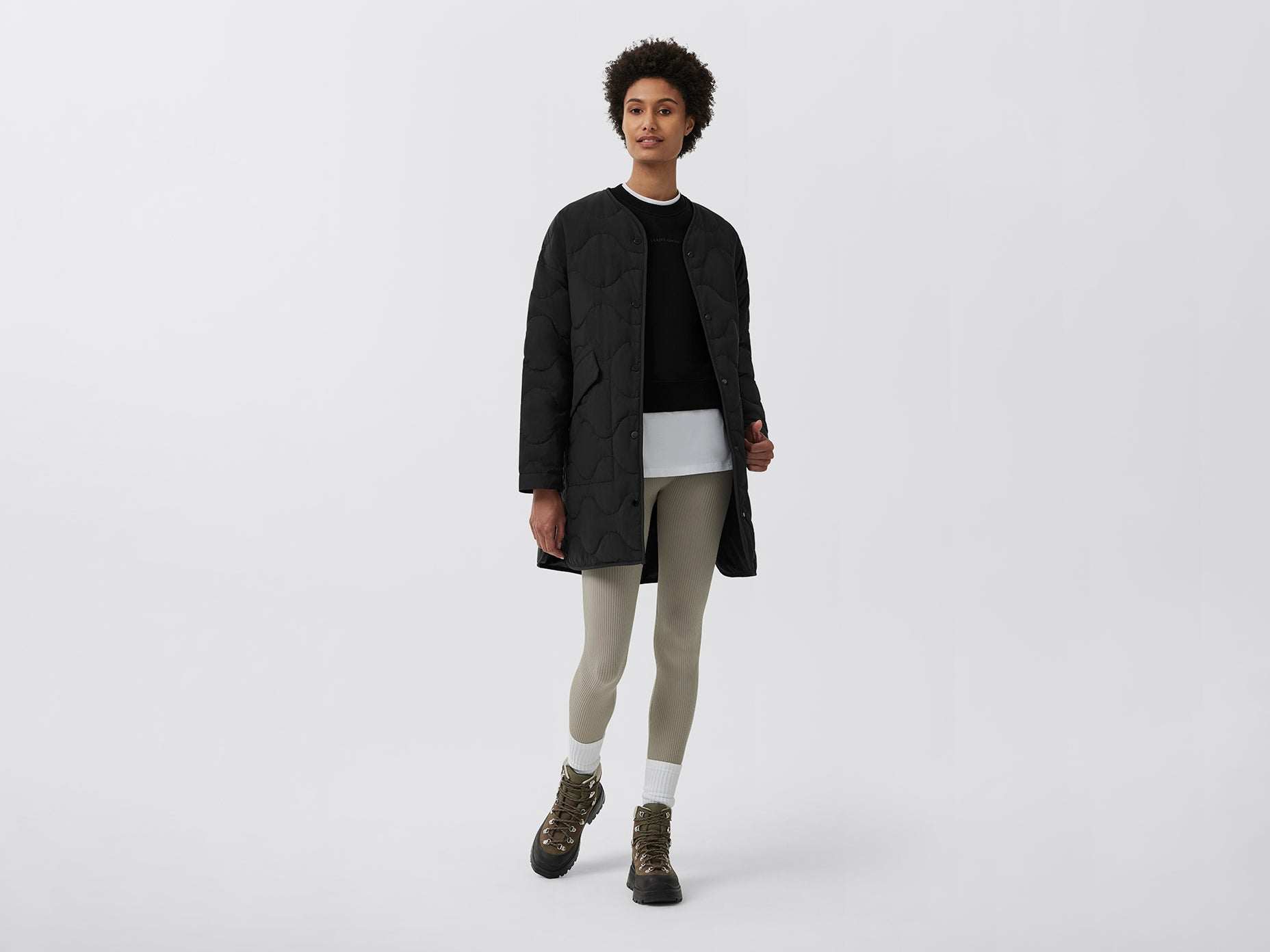 Elgin Reversible Liner Coat Black Label (Women) - Black