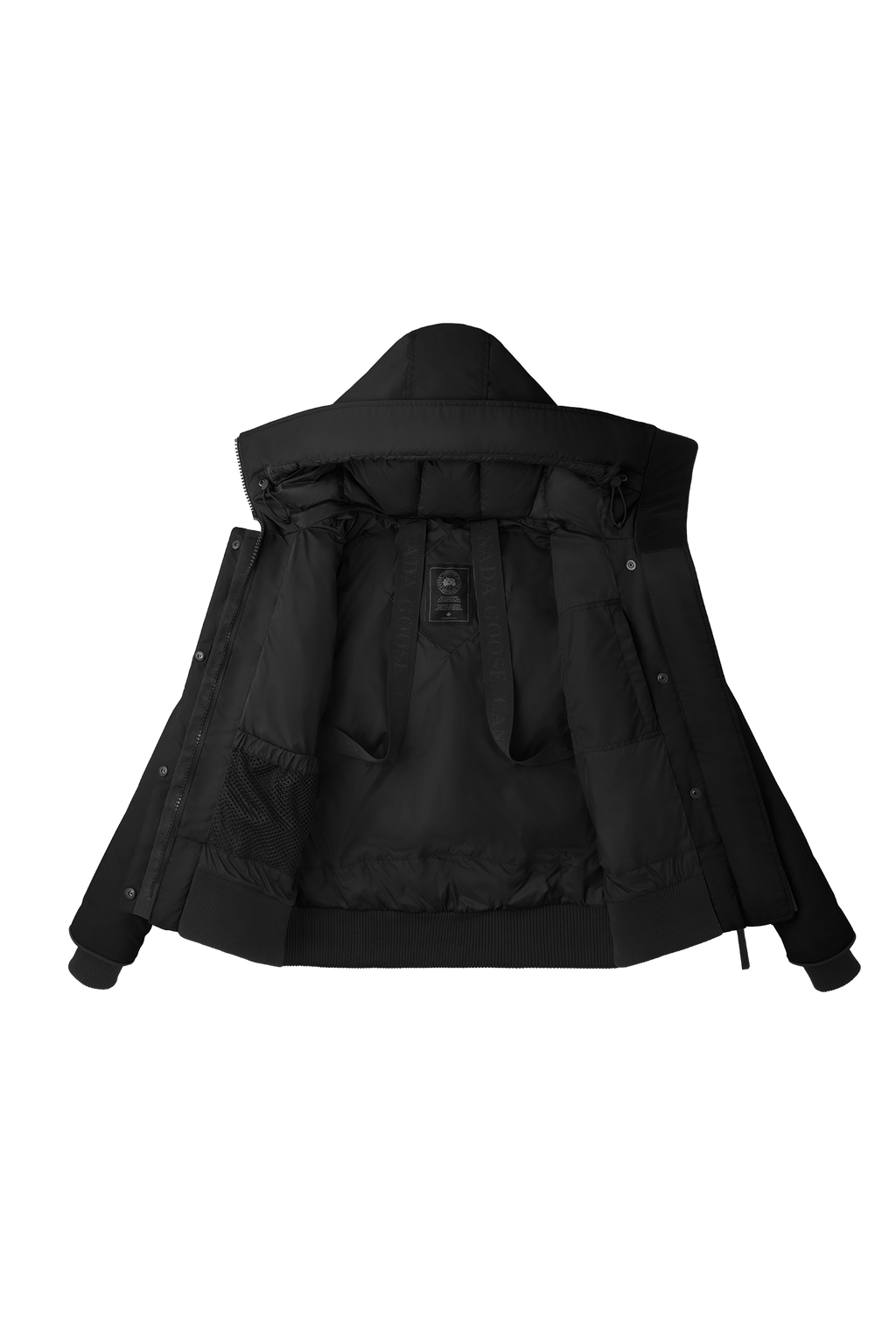 Everleigh Bomber Performance Satin (Women) - Black - Image 8