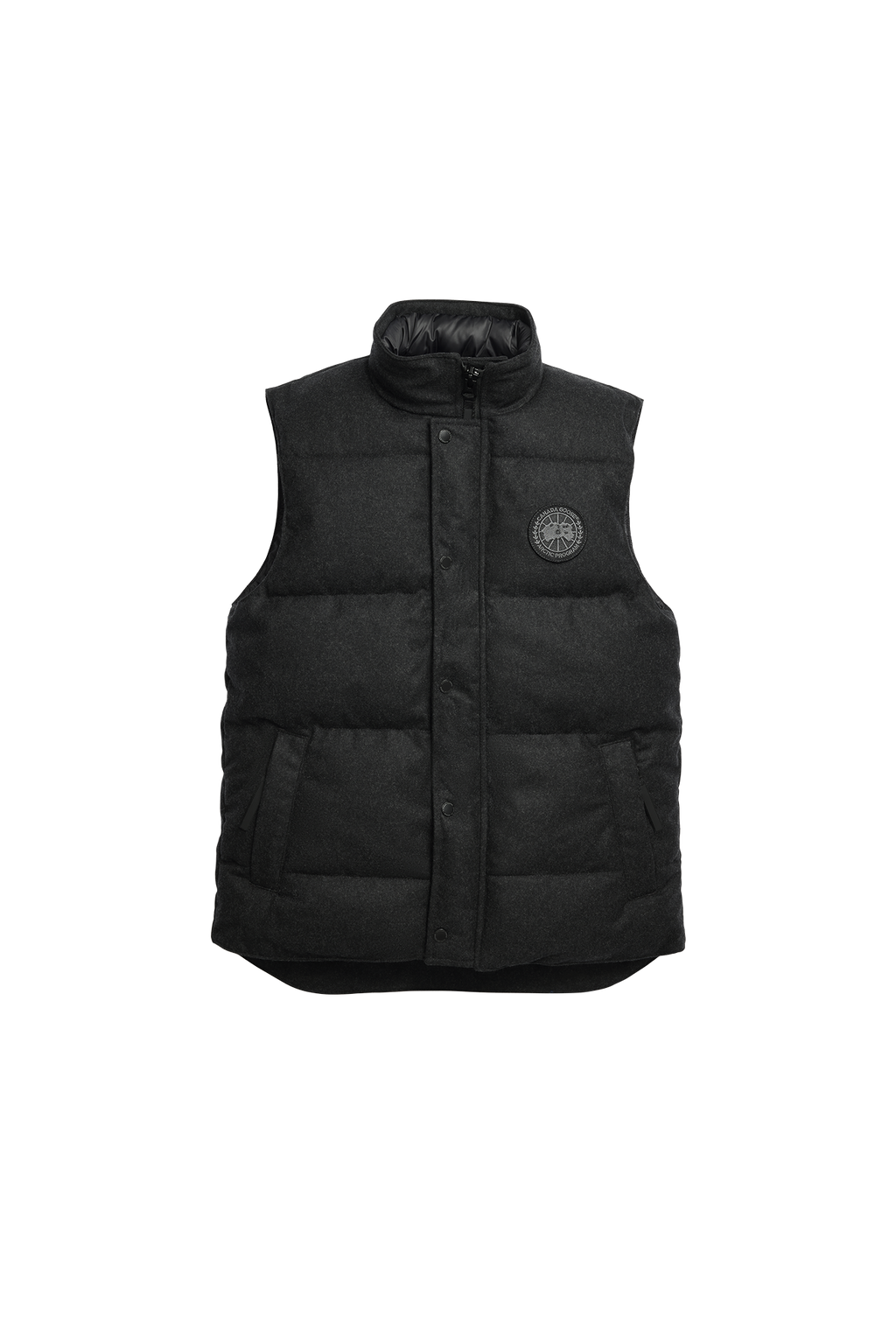Garson Vest Wool (Men) - Carbon Melange