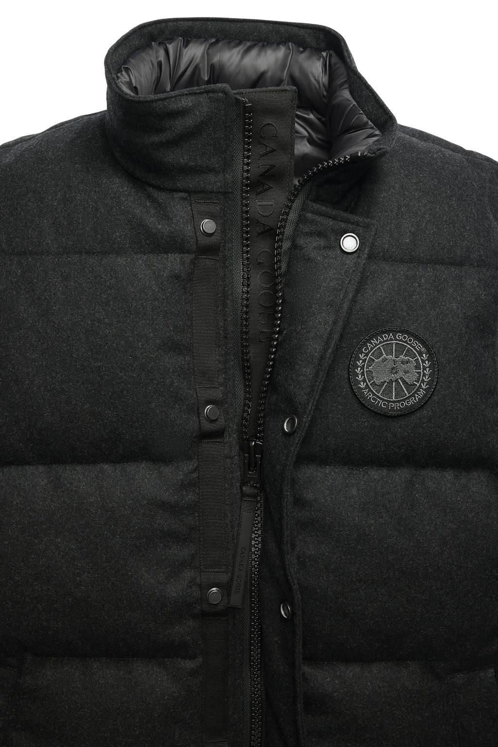 Garson Vest Wool (Men) - Carbon Melange