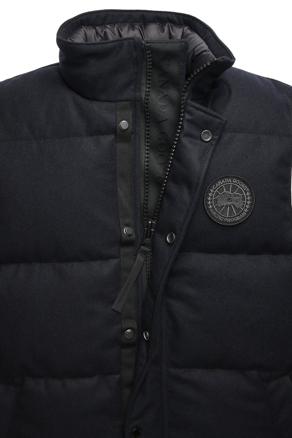 Garson Vest Wool (Men) - Atlantic Navy Melange