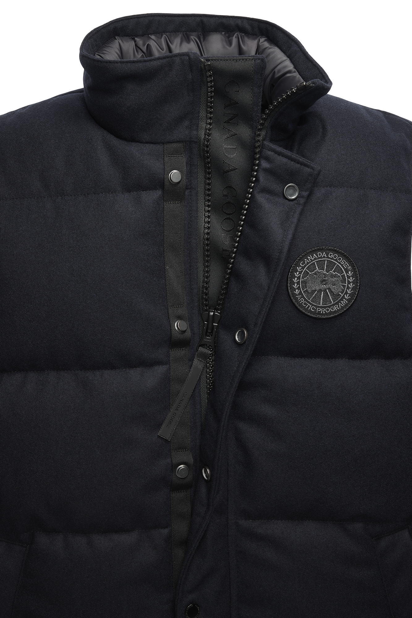 Garson Vest Wool (Men) - Atlantic Navy Melange