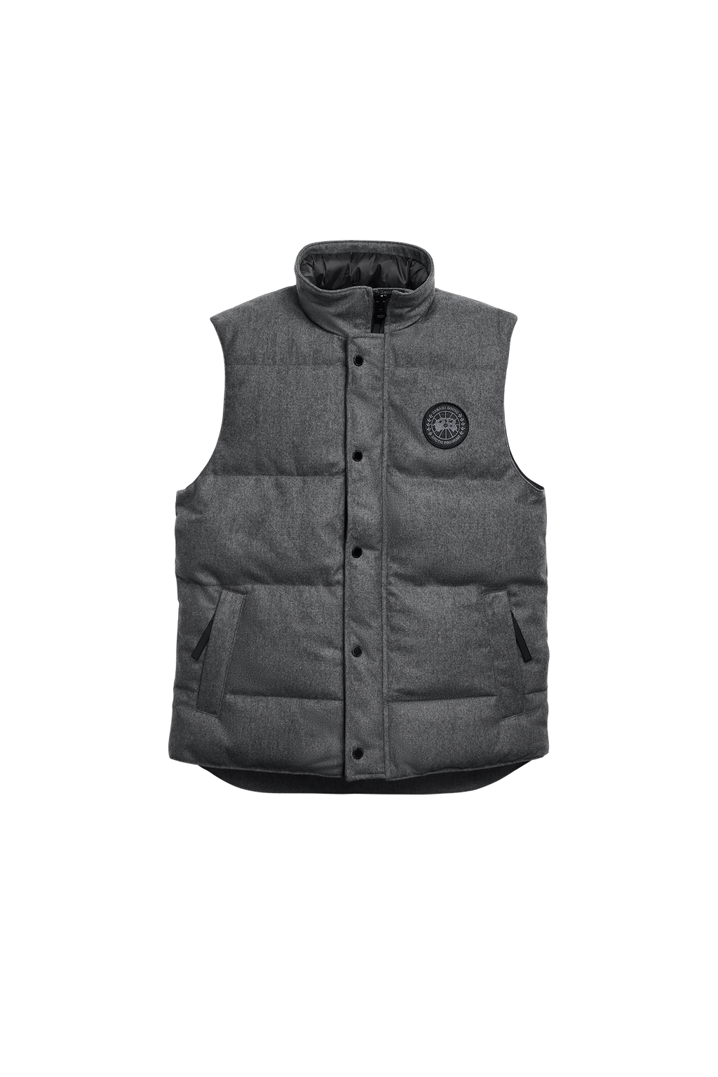 Garson Vest Wool (Men) - Slate Grey Melange