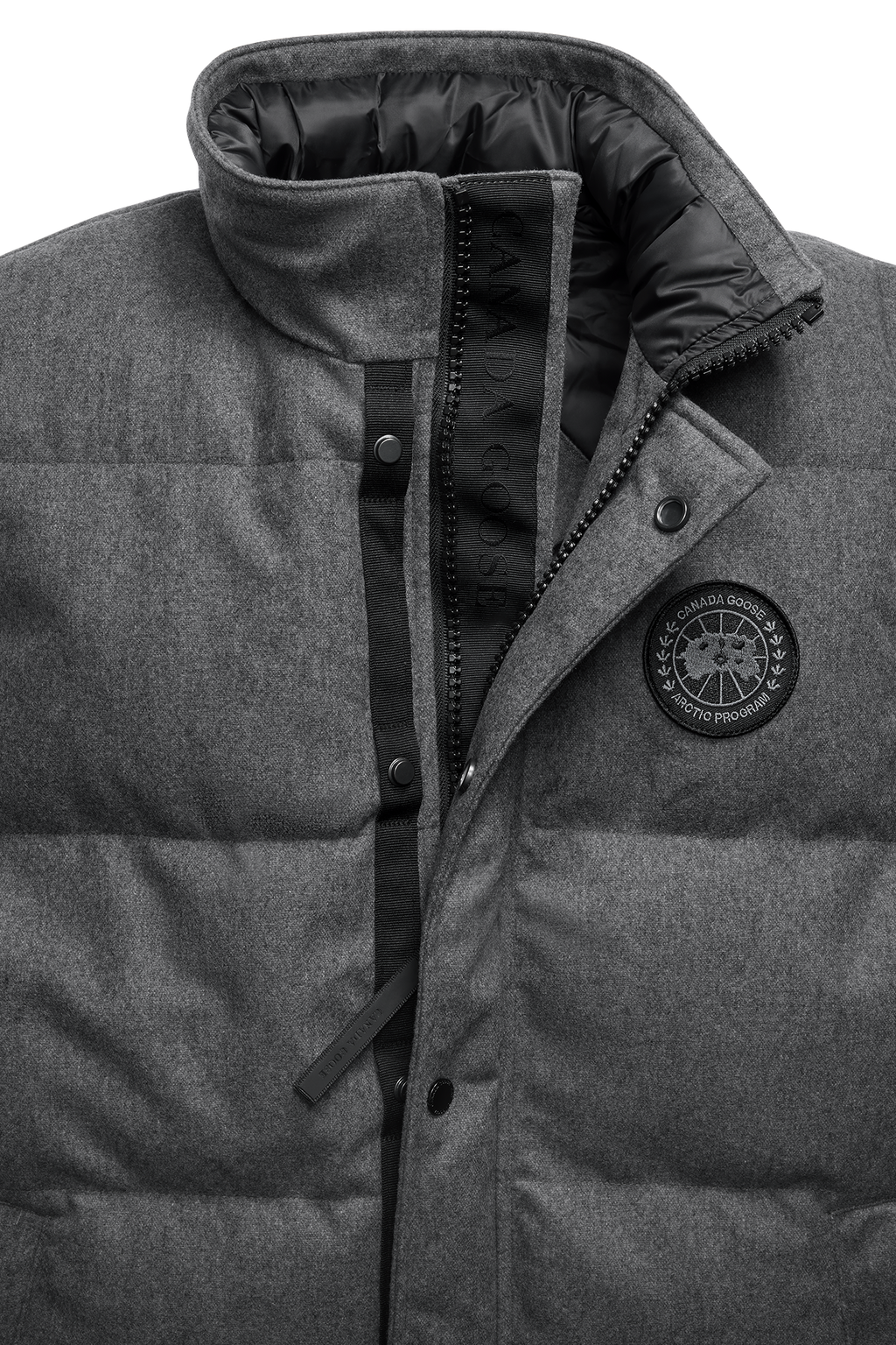 Garson Vest Wool (Men) - Slate Grey Melange