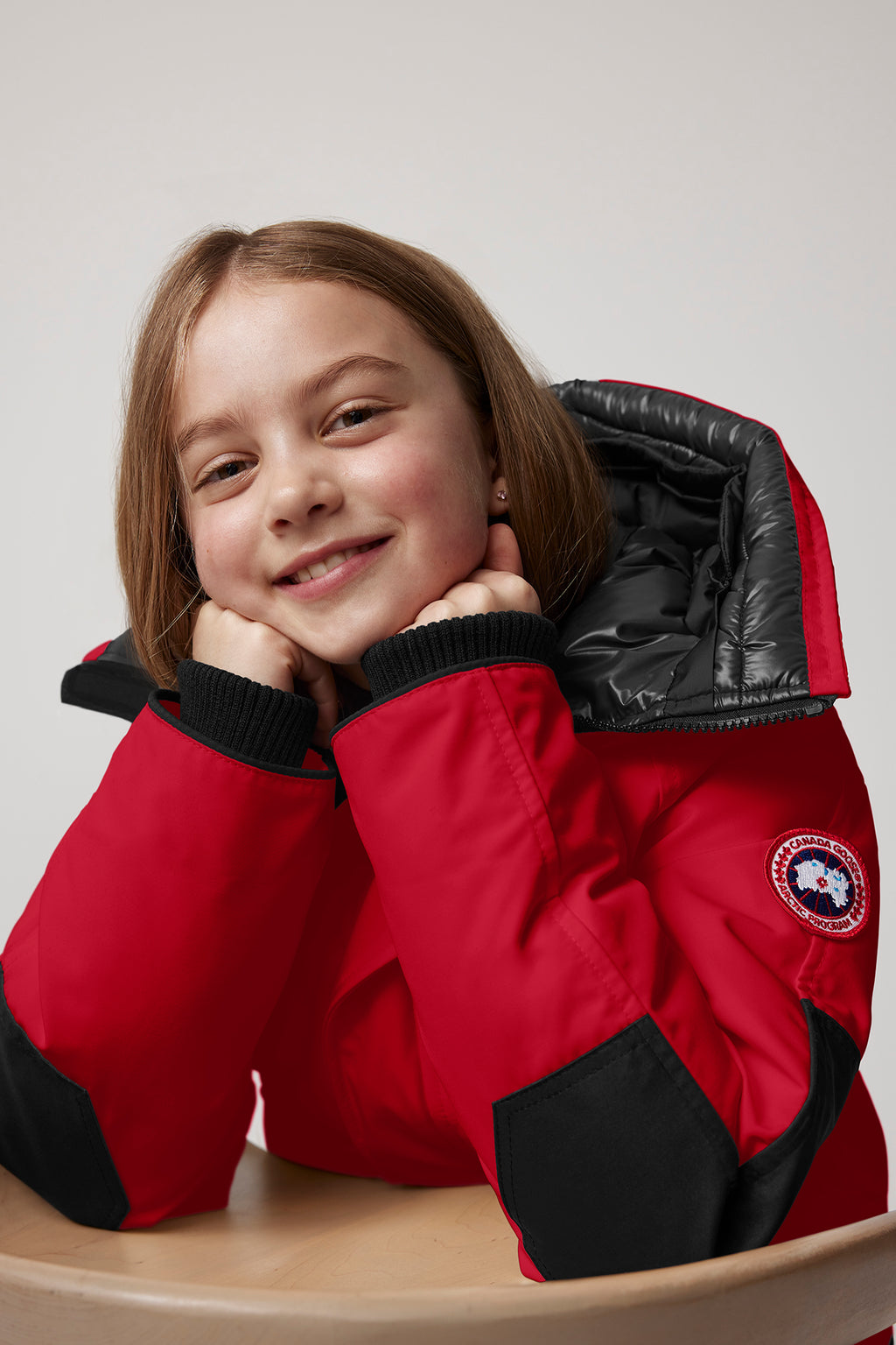 Youth Chilliwack Bomber (Kids) - Fortune Red - Image 3