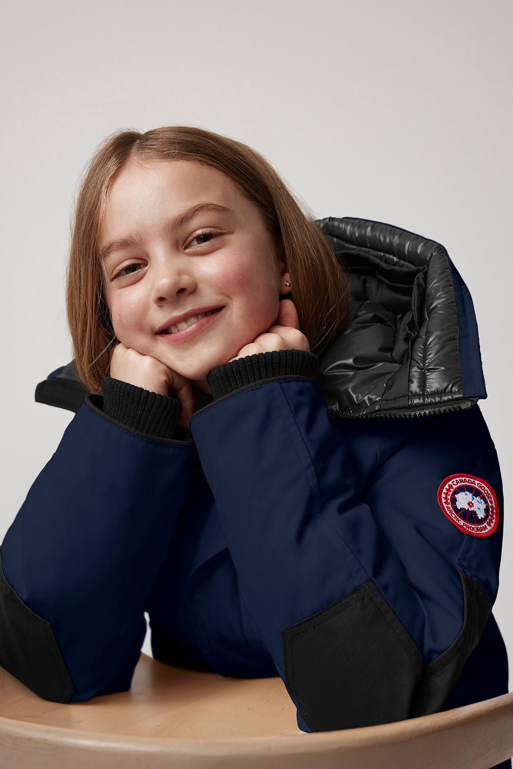 Youth Chilliwack Bomber (Kids) - Atlantic Navy - Image 3