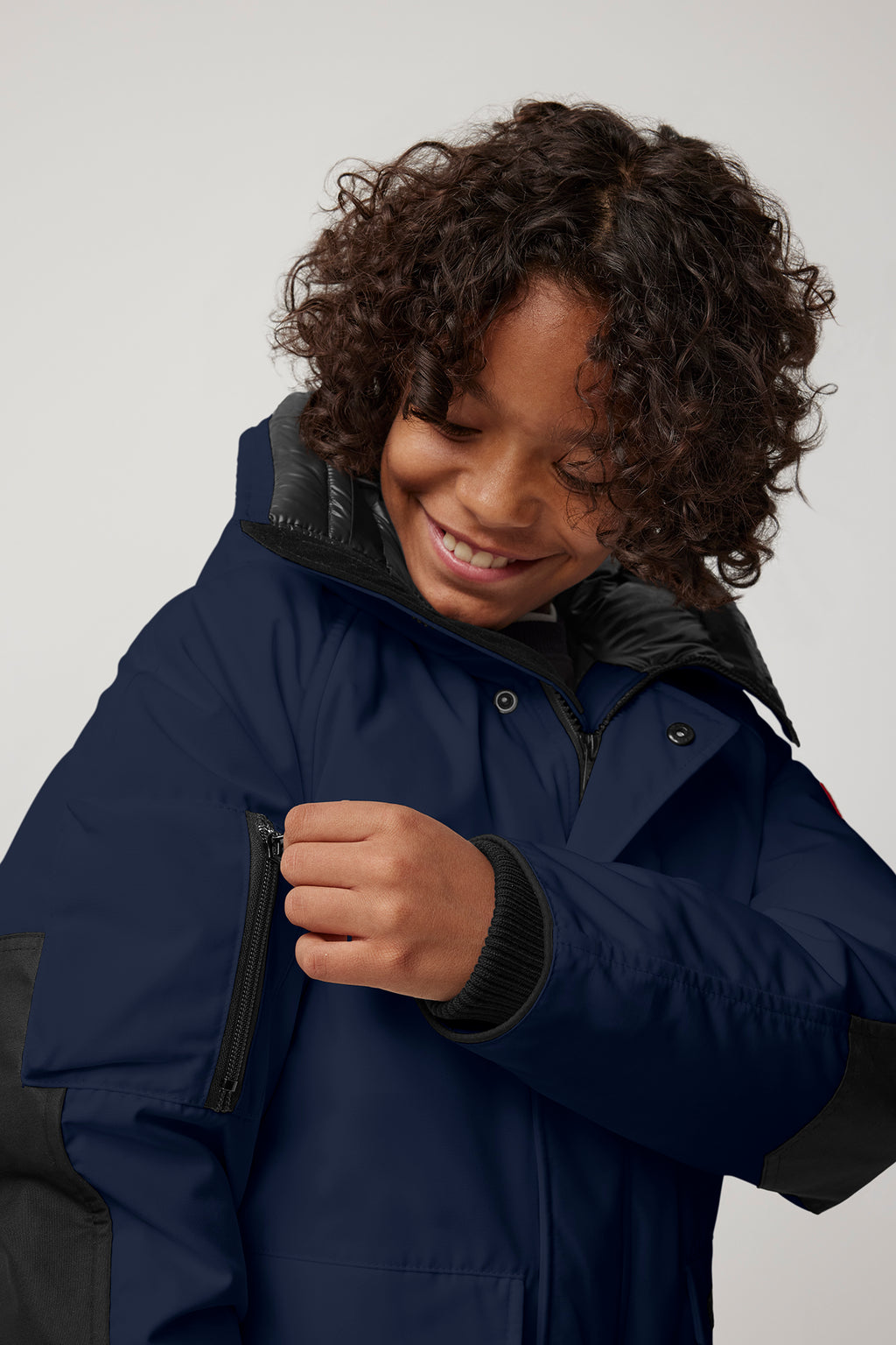 Youth Chilliwack Bomber (Kids) - Atlantic Navy - Image 5