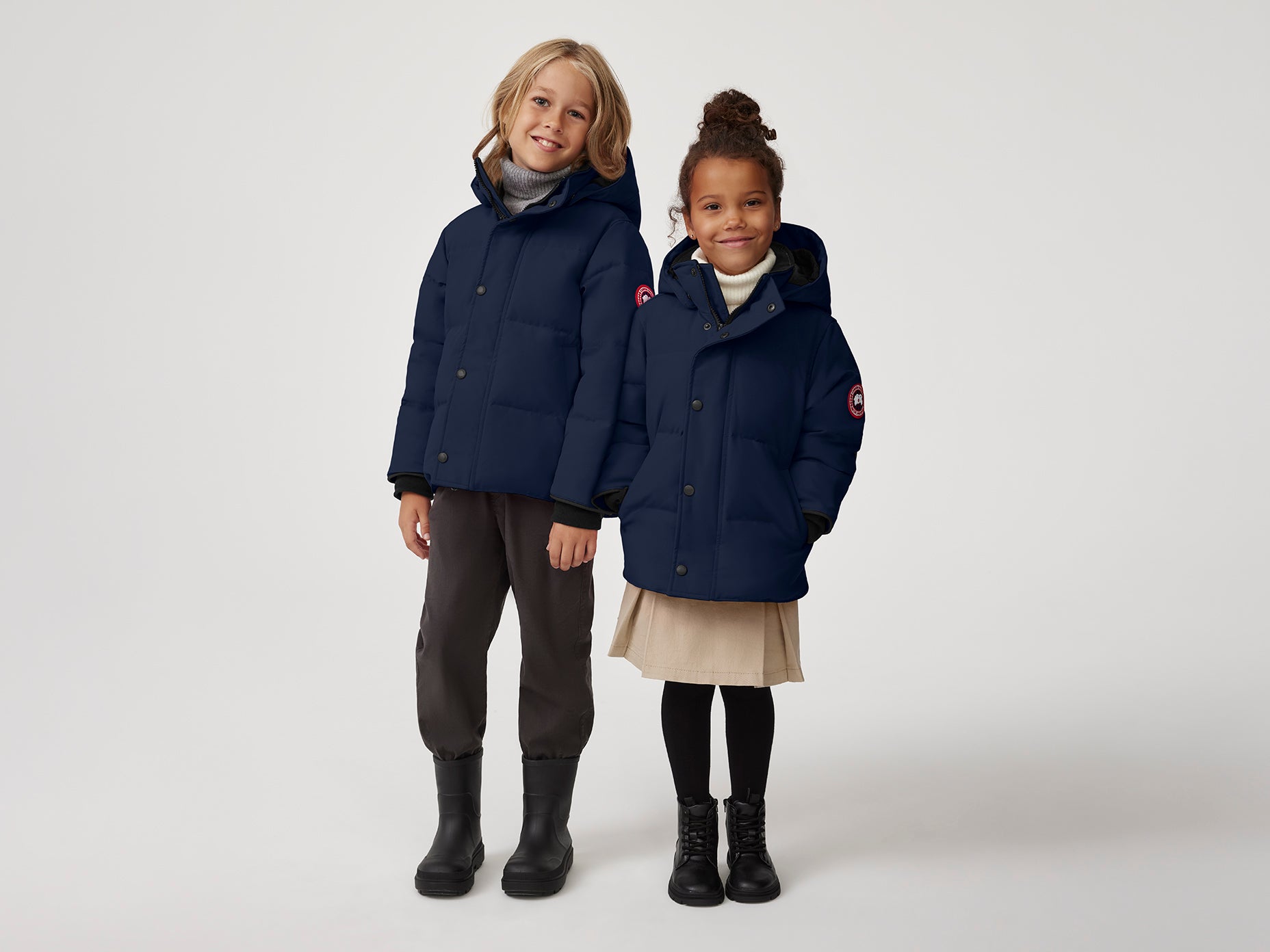 Kids Snowy Owl Parka New Edition (Kids) - Atlantic Navy