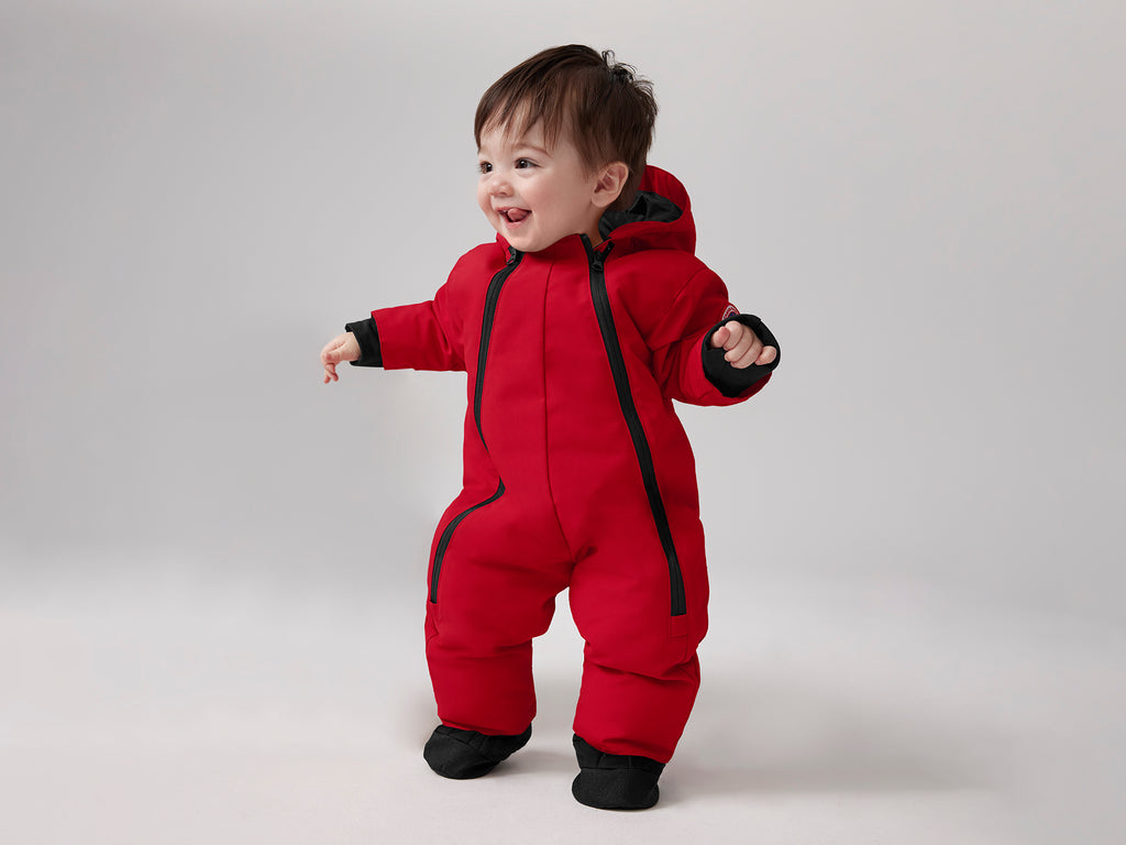 Baby Lamb Snowsuit (Kids) - Fortune Red