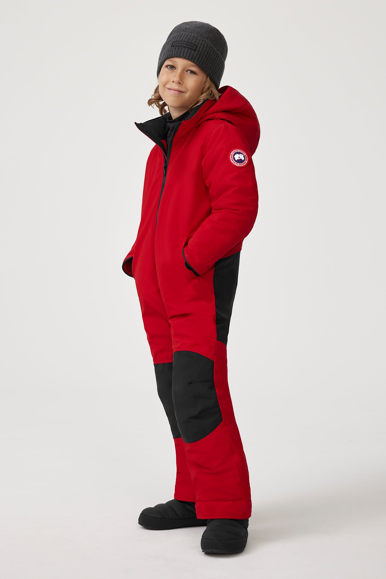 Kids Grizzly Snowsuit (Kids) - Fortune Red