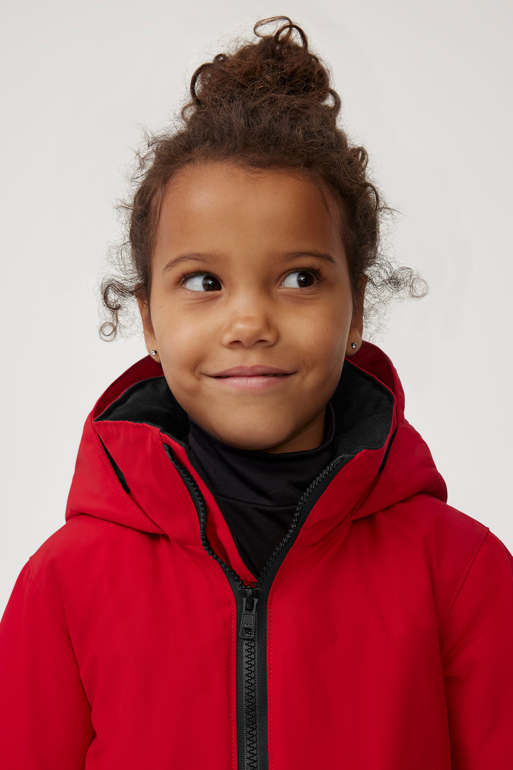 Kids Grizzly Snowsuit (Kids) - Fortune Red - Image 4