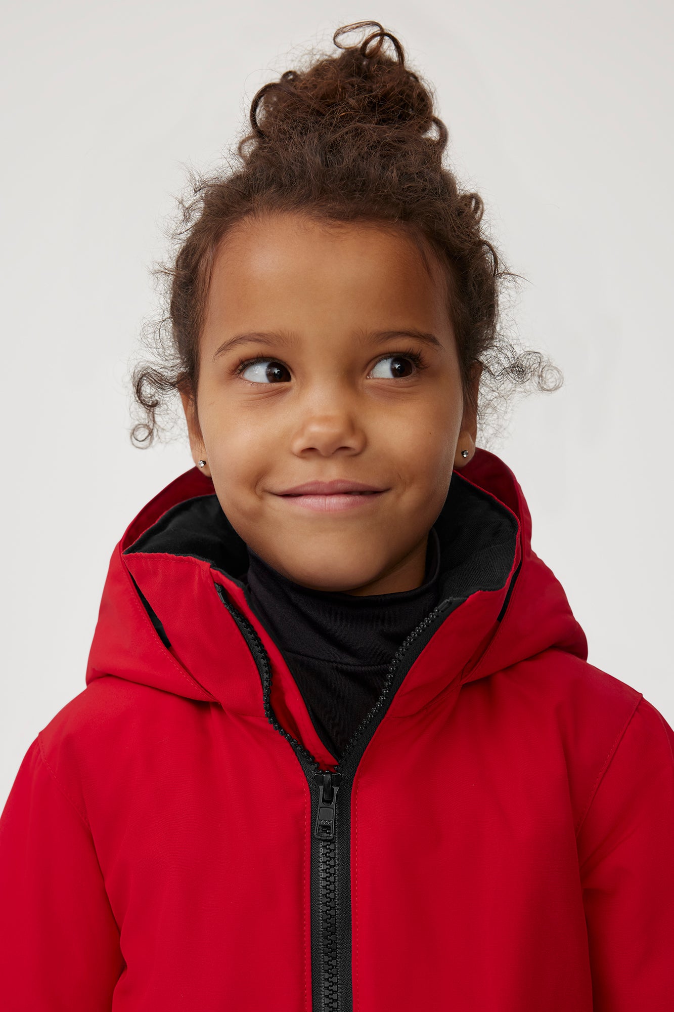 Kids Grizzly Snowsuit (Kids) - Fortune Red - Image 4