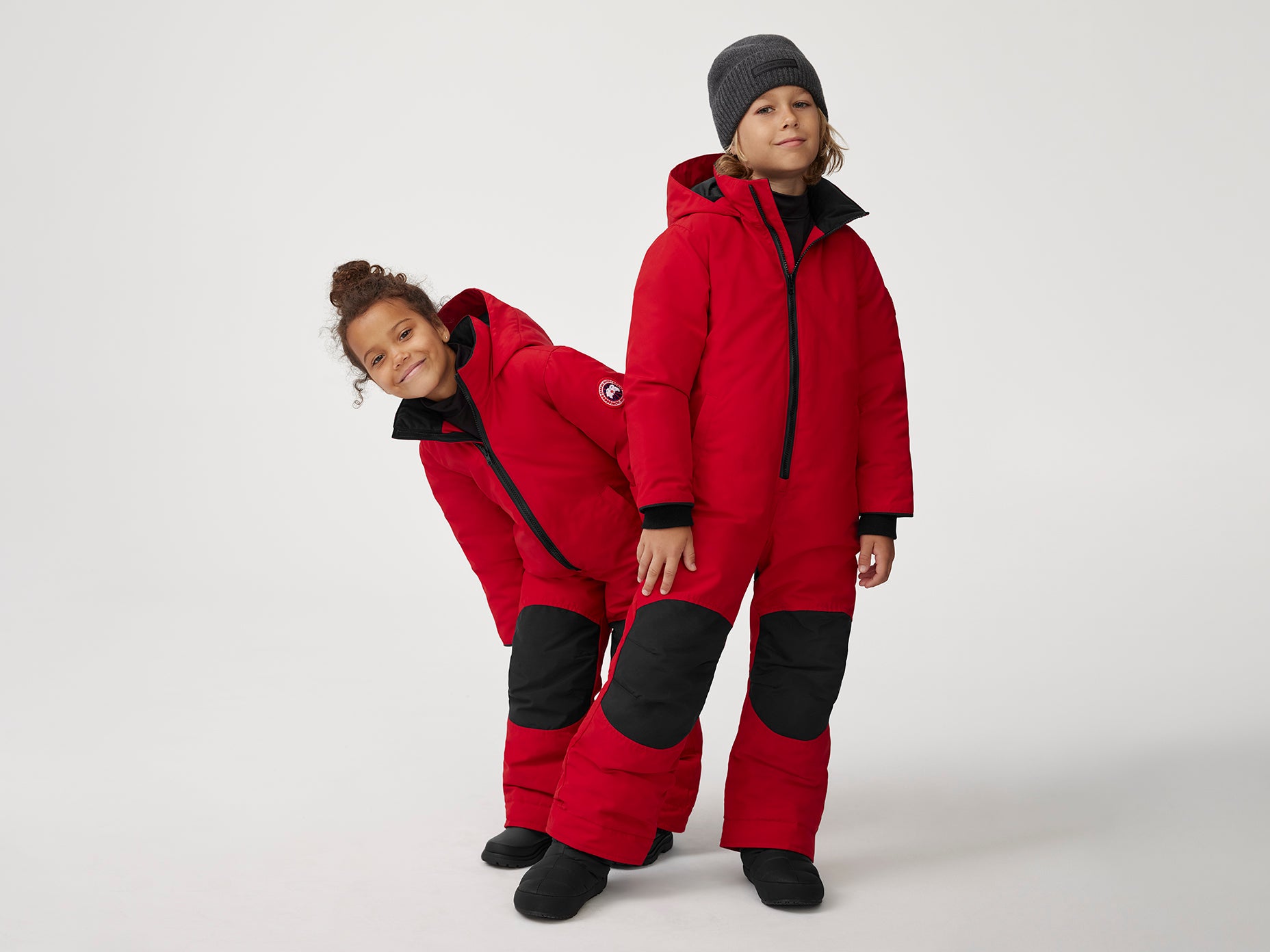Kids Grizzly Snowsuit (Kids) - Fortune Red
