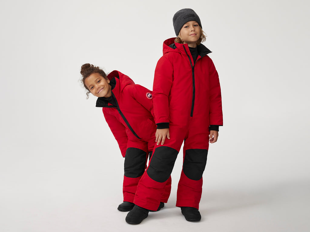 Kids Grizzly Snowsuit (Kids) - Fortune Red