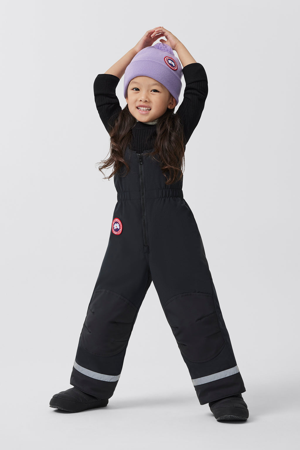 Kids Eaglet Bib Overall (Kids) - Black