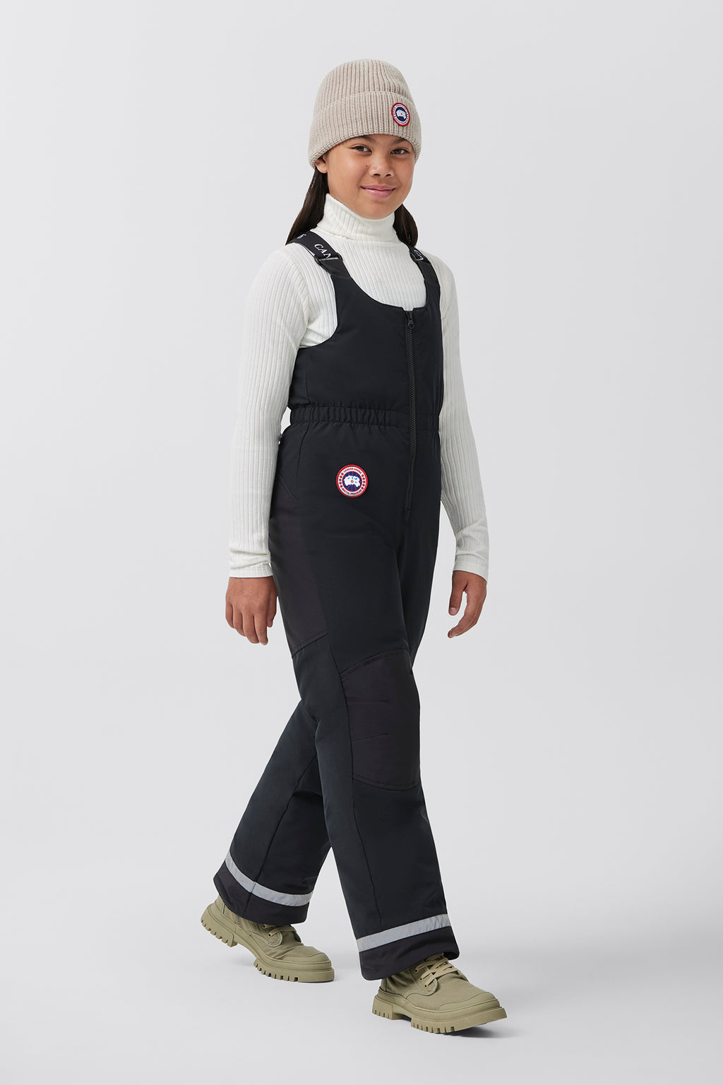 Youth Eaglet Bib Overall (Kids) - Black