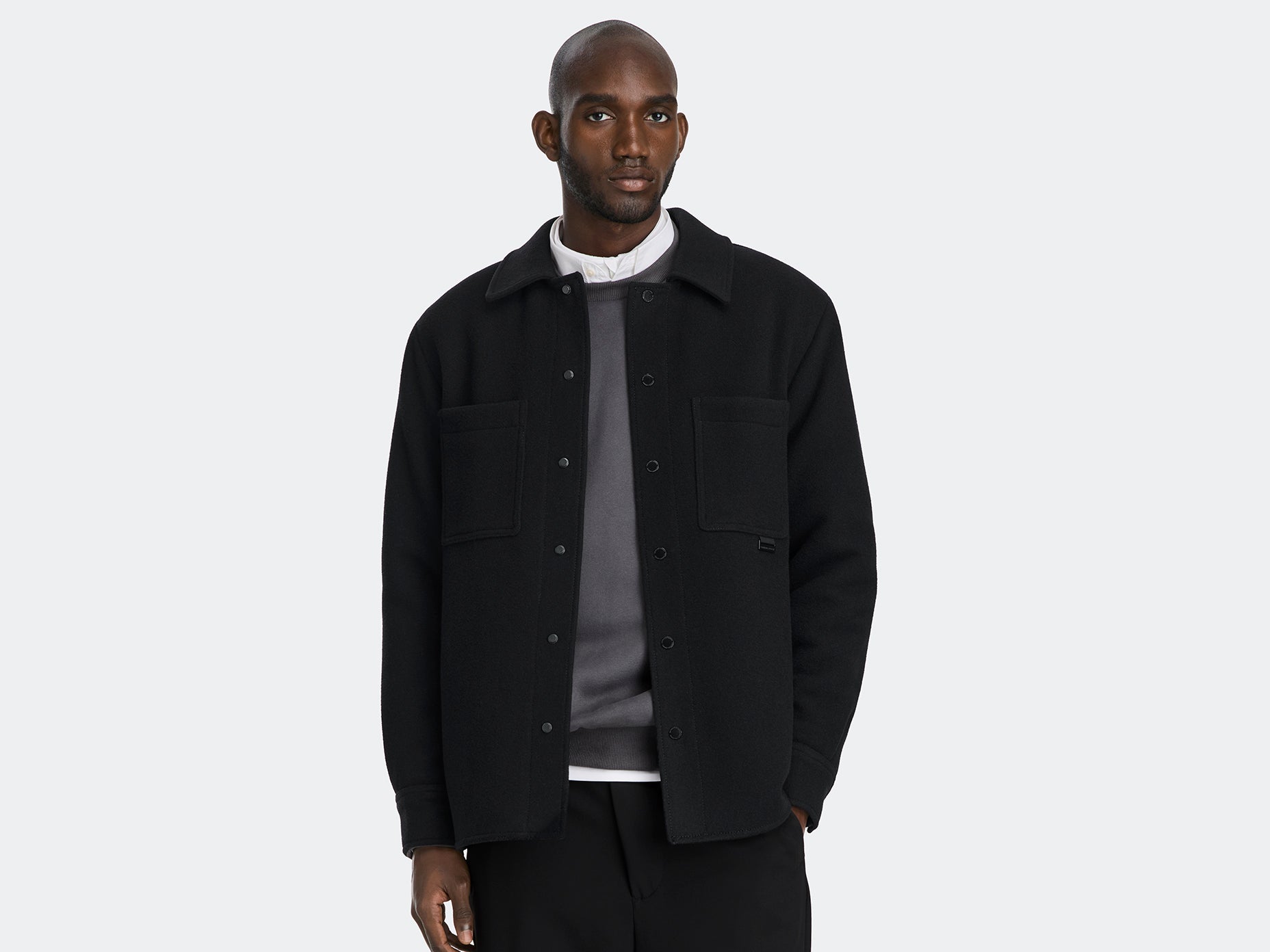 Atkinson Shirt Jacket - Black