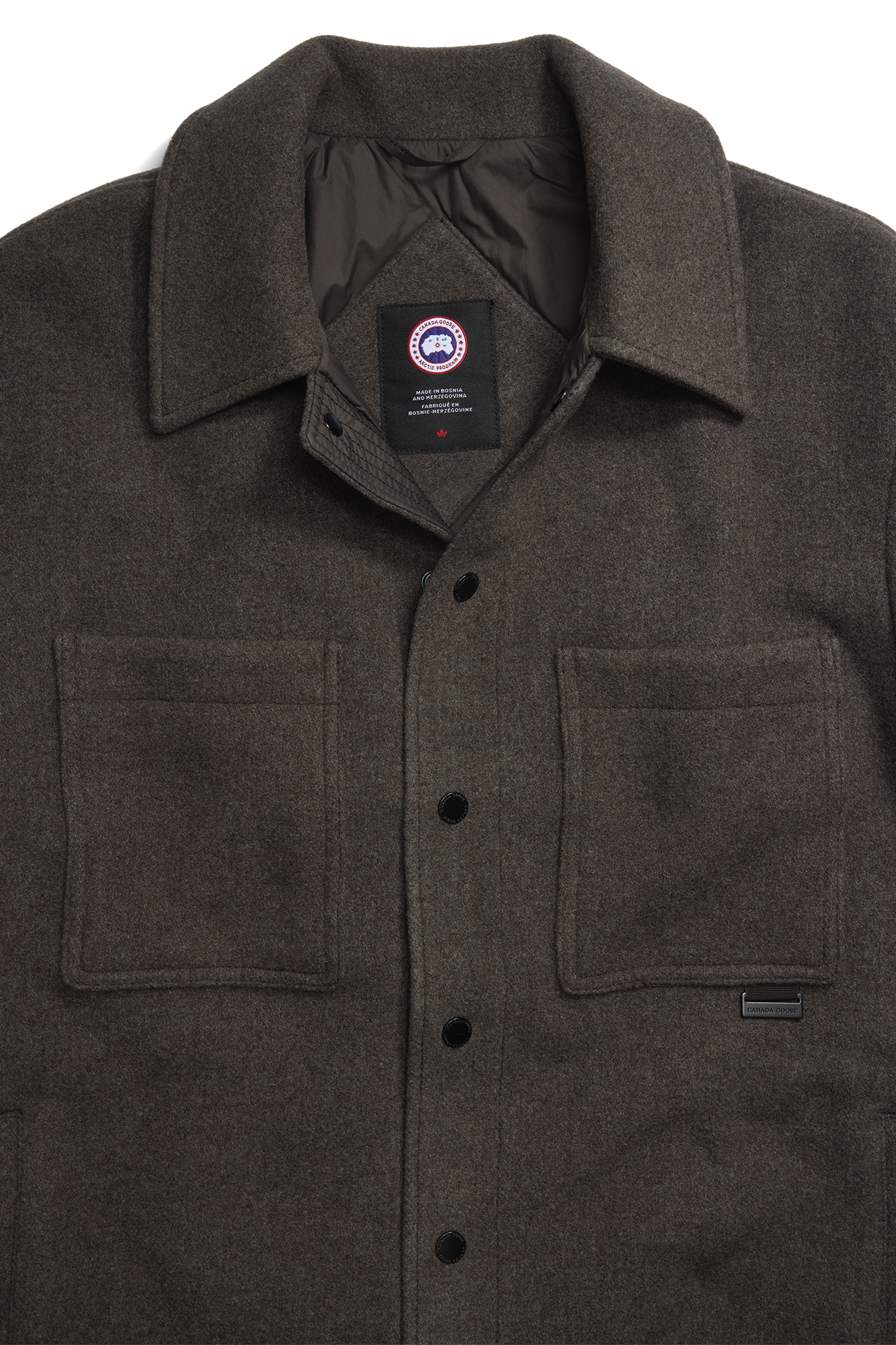 Atkinson Shirt Jacket - Heather Espresso - Image 6