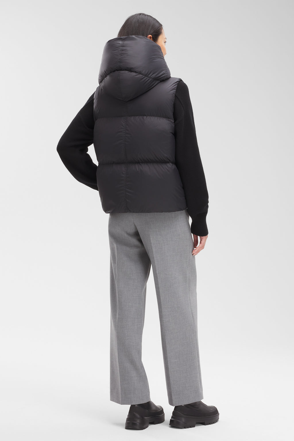 Rhoda Hooded Vest (Women) - Black