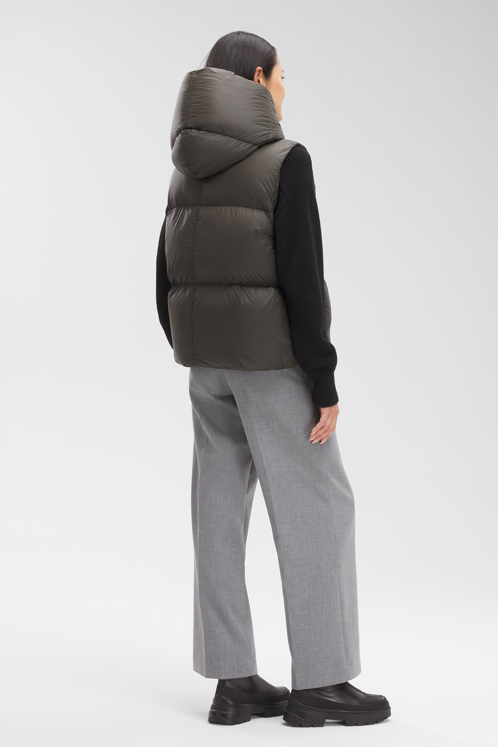 Rhoda Hooded Vest (Women) - Volcano