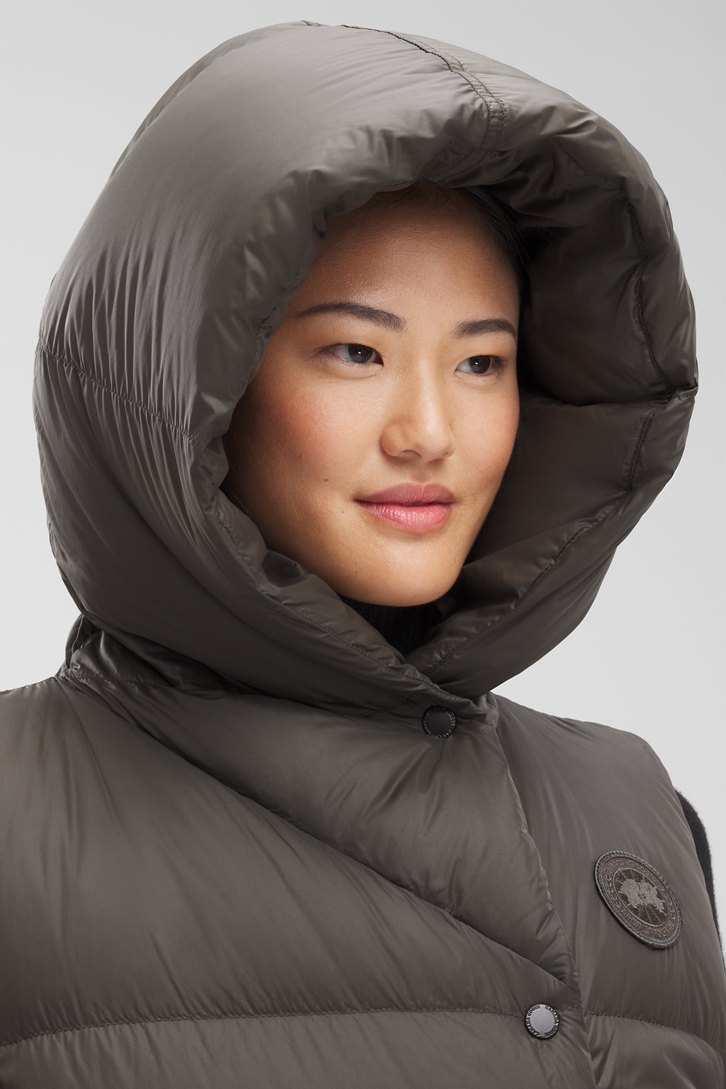 Rhoda Hooded Vest (Women) - Volcano