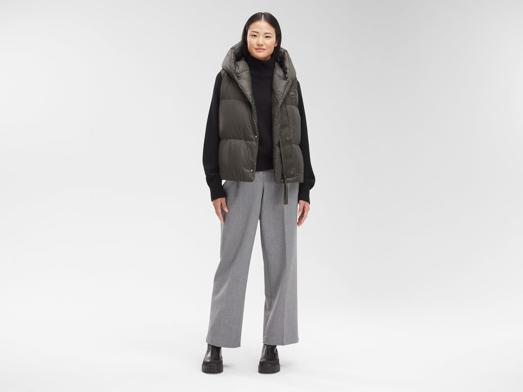 Rhoda Hooded Vest (Women) - Volcano