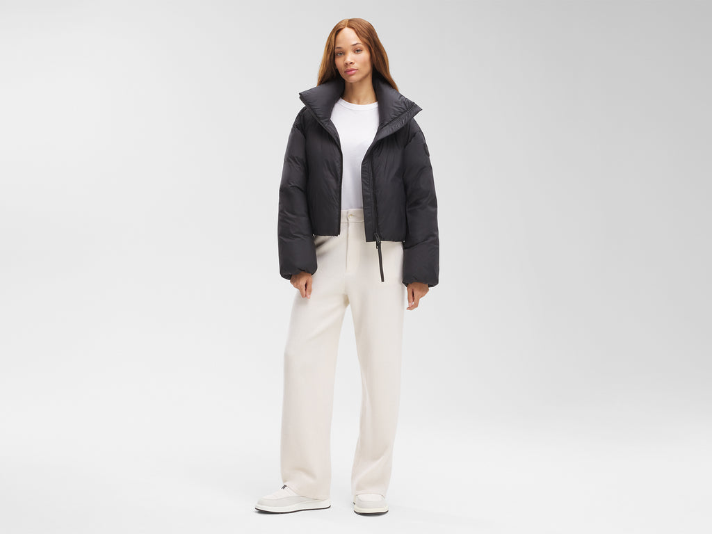 Spessa Cropped Jacket (Women) - Black