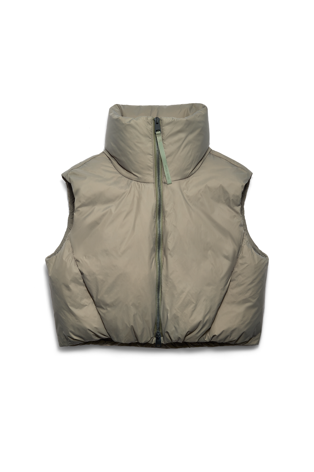 Spessa Cropped Vest (Women) - Smokey Sage