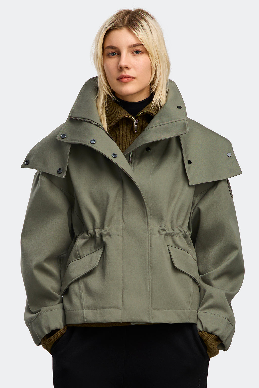 Olivine Jacket (Women) - Smokey Sage