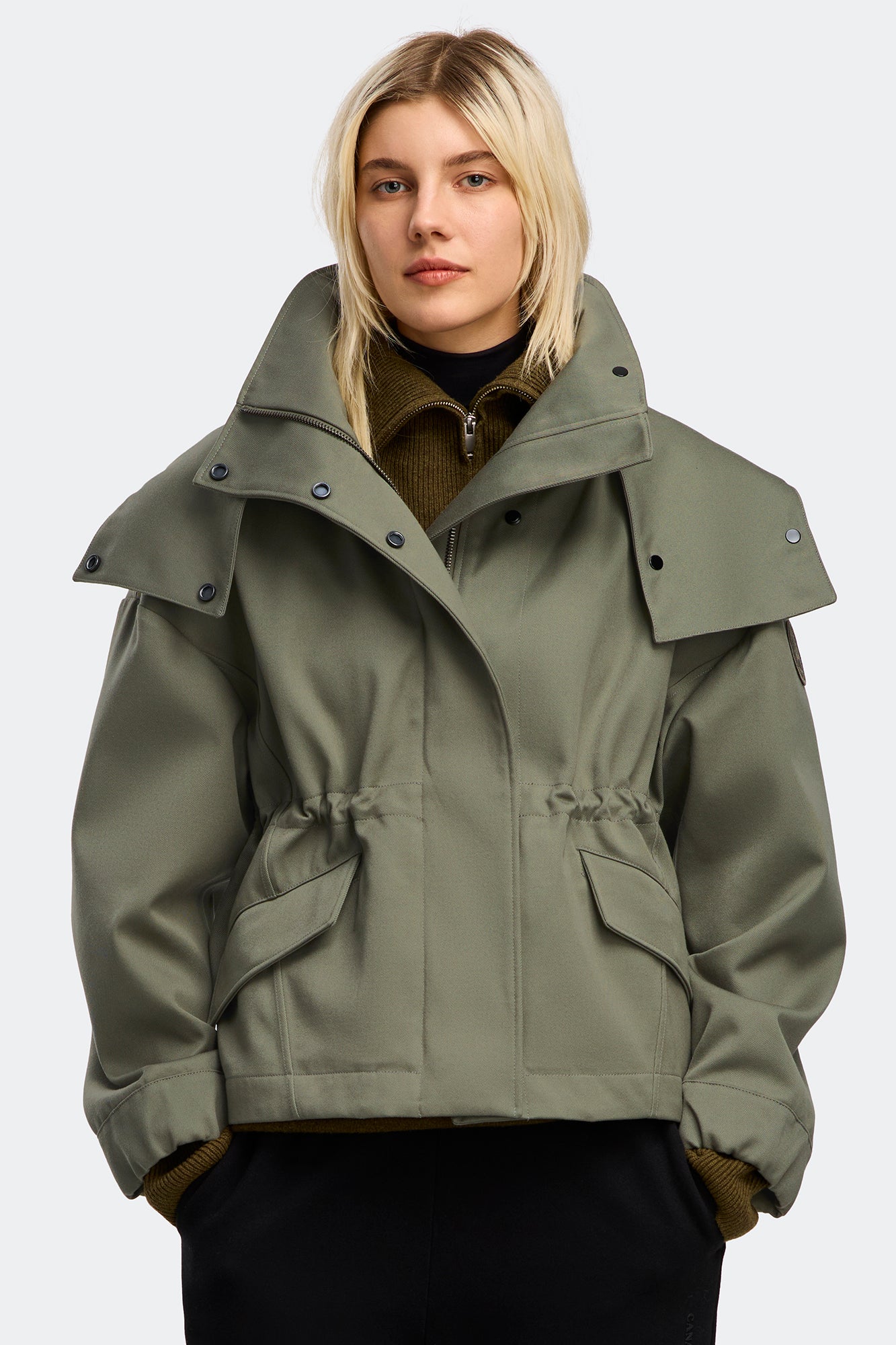 Olivine Jacket (Women) - Smokey Sage