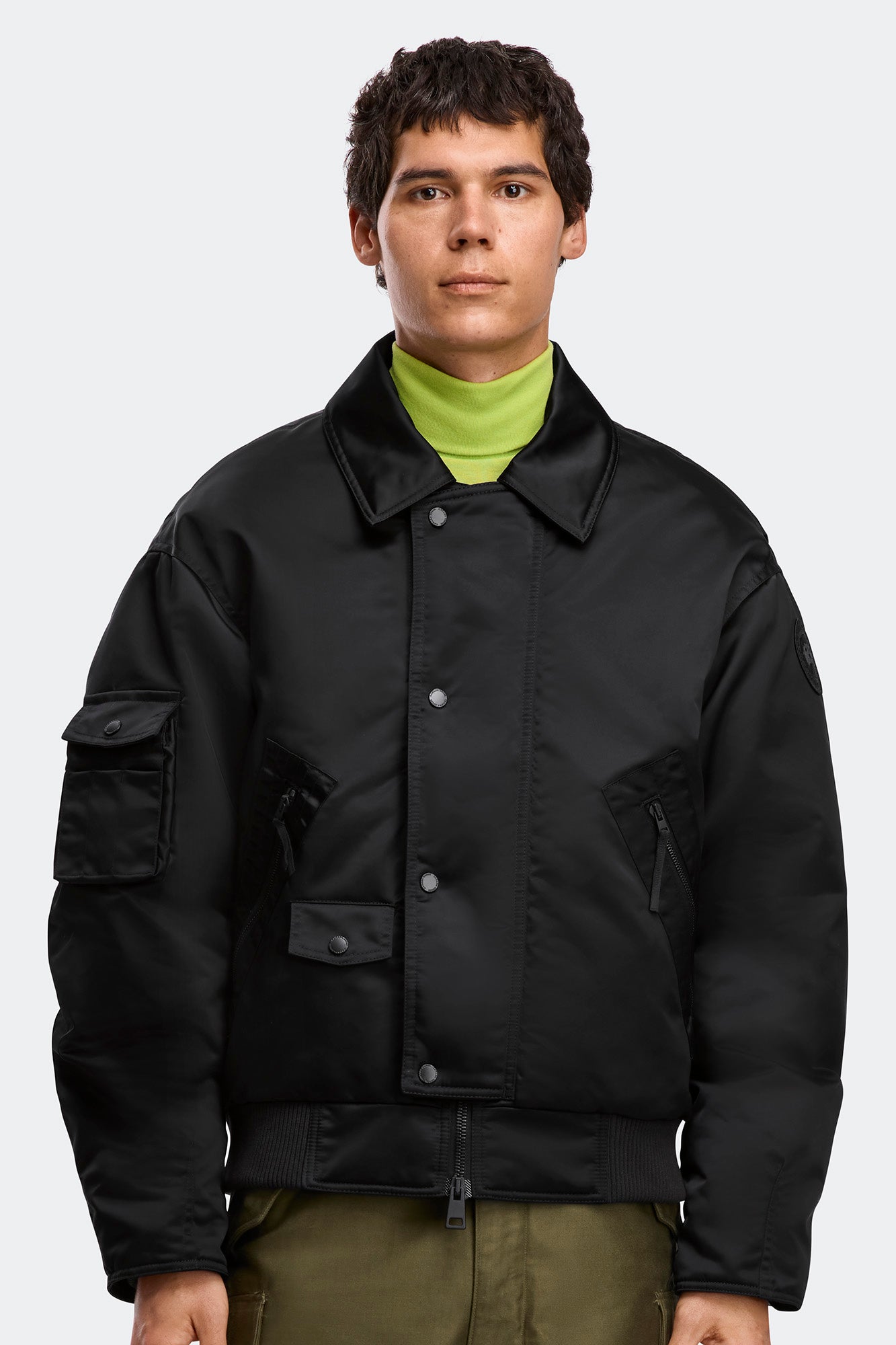 Seguin Aviator Bomber - Black