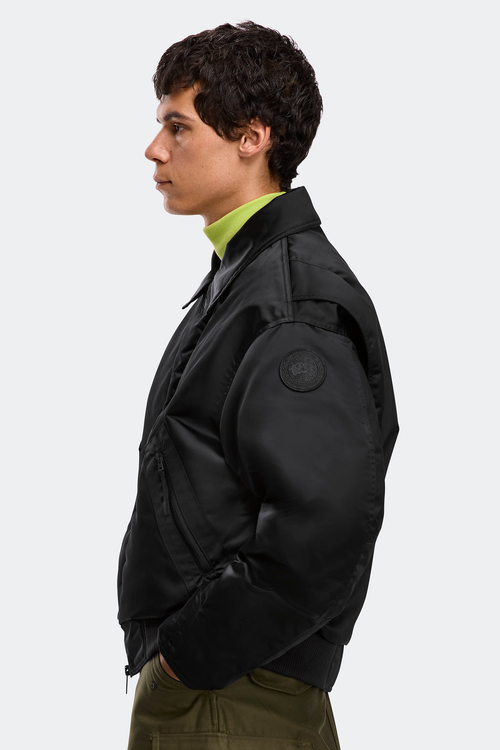 Seguin Aviator Bomber - Black