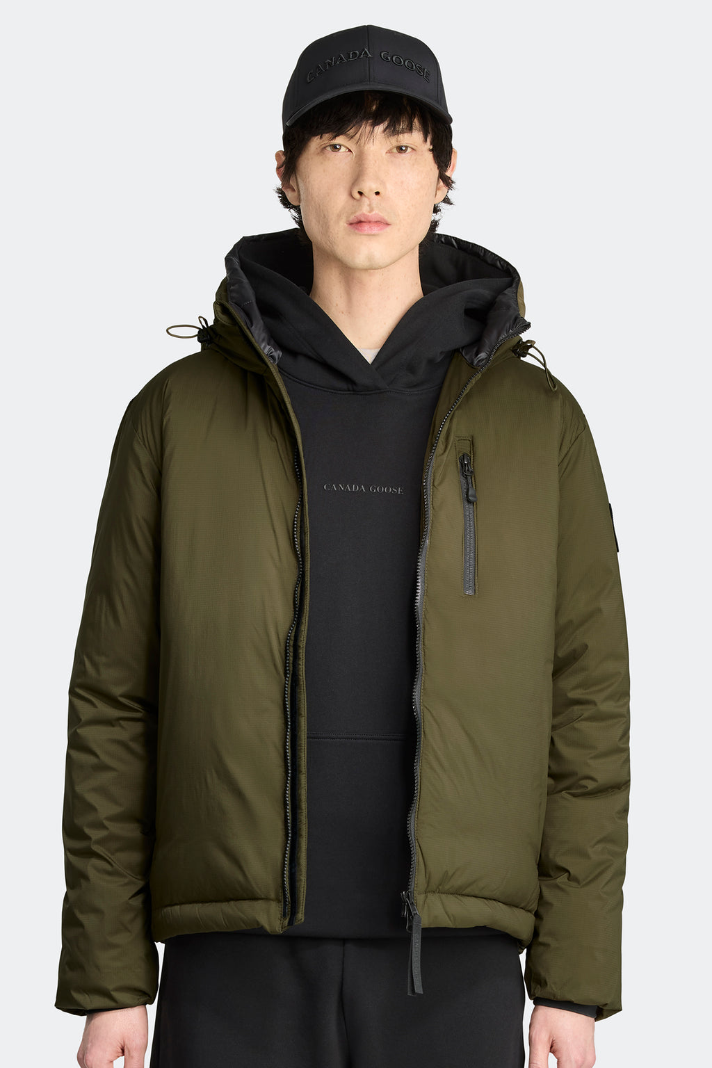 Lodge Hoodie Black Label - Military Green