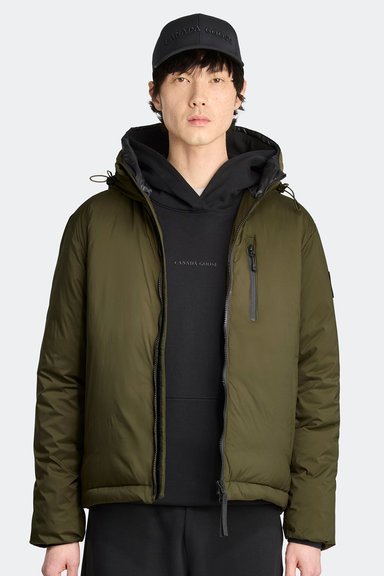Lodge Hoodie Black Label - Military Green