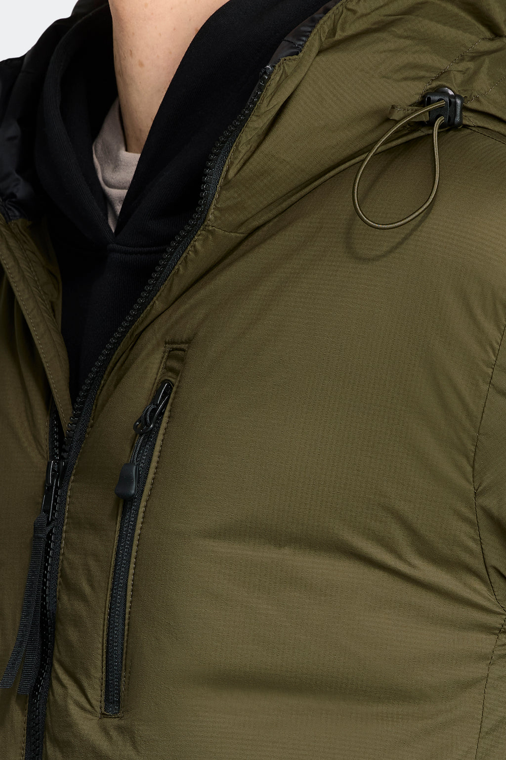 Lodge Hoodie Black Label - Military Green - Image 7