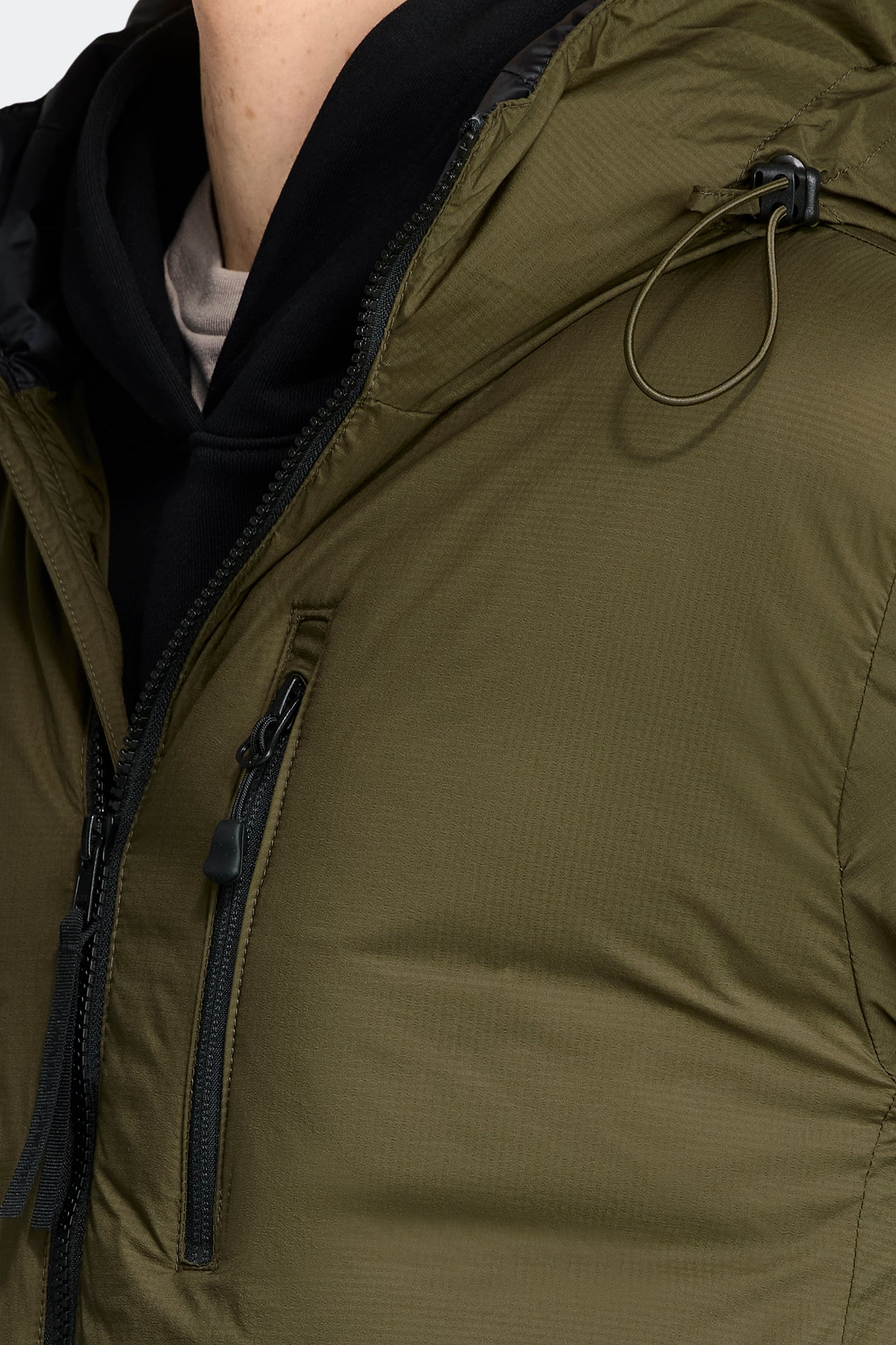 Lodge Hoodie Black Label - Military Green - Image 7