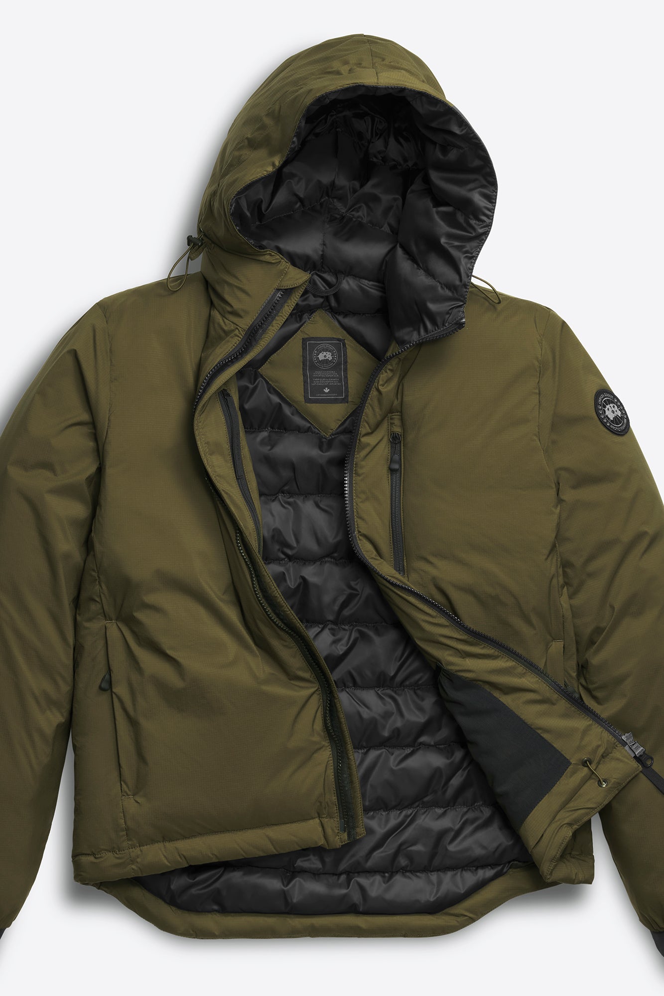 Lodge Hoodie Black Label - Military Green - Image 11