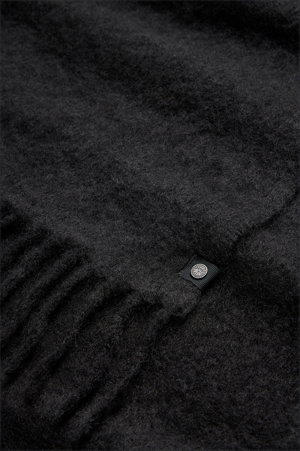 Alpaca Scarf (Women) - Black - Image 2