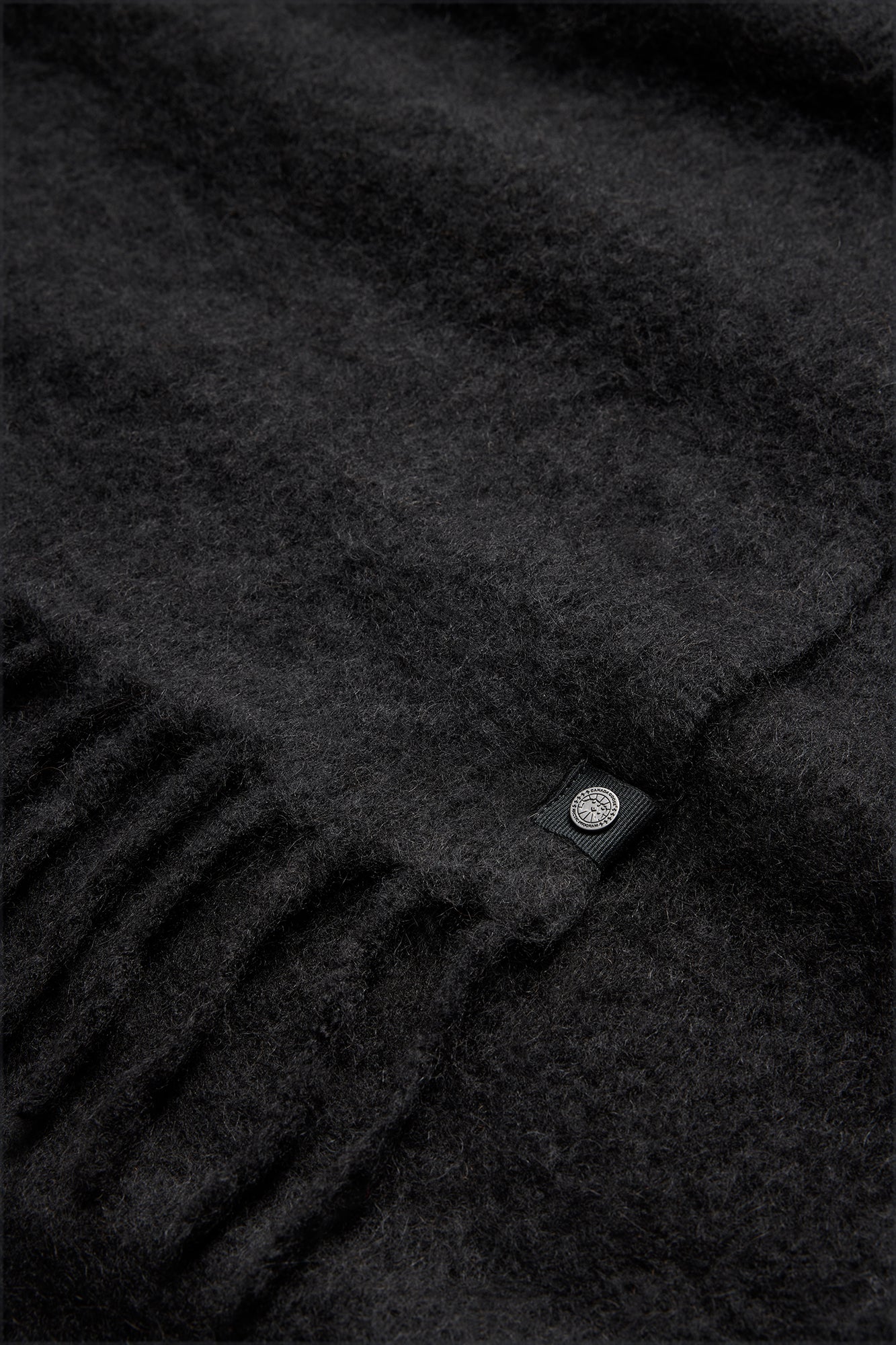 Alpaca Scarf (Women) - Black - Image 2