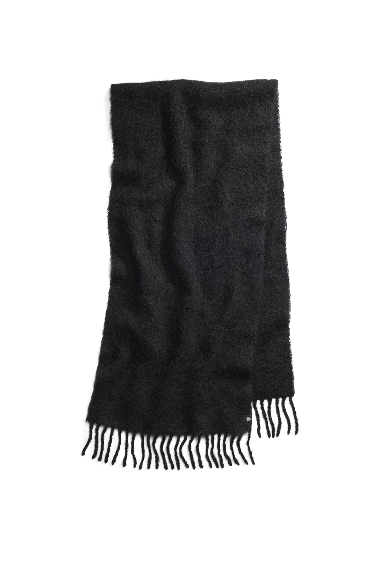 Alpaca Scarf (Women) - Black - Image 3