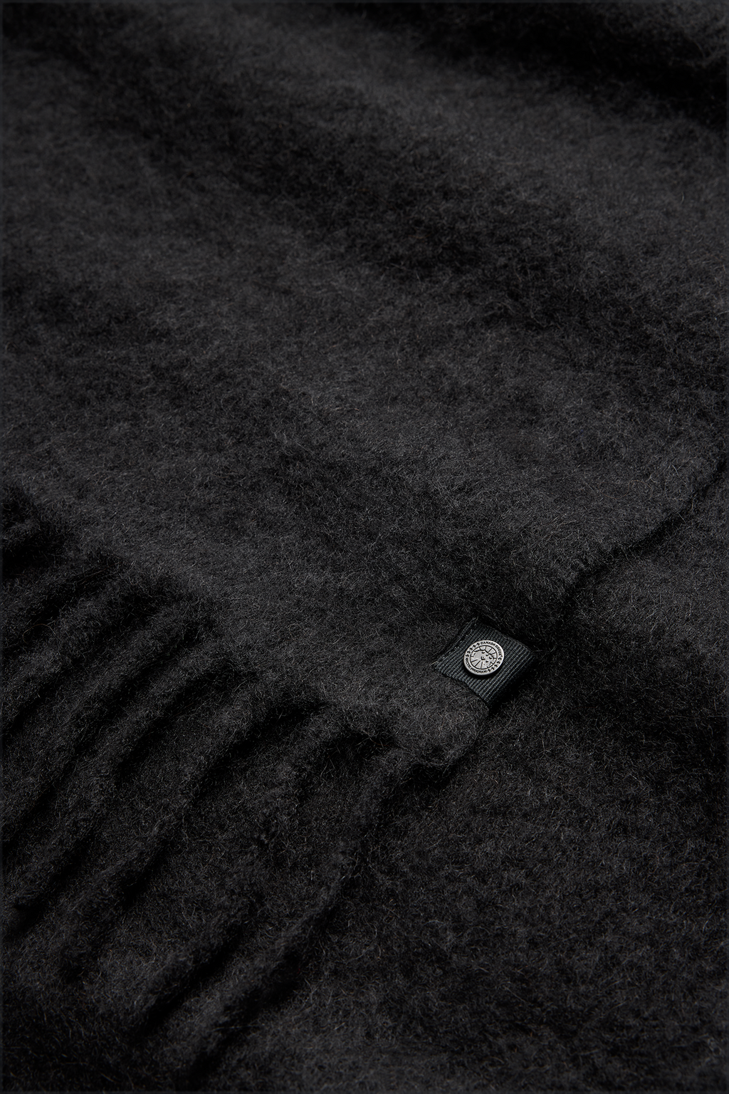 Alpaca Scarf (Women) - Black - Image 4