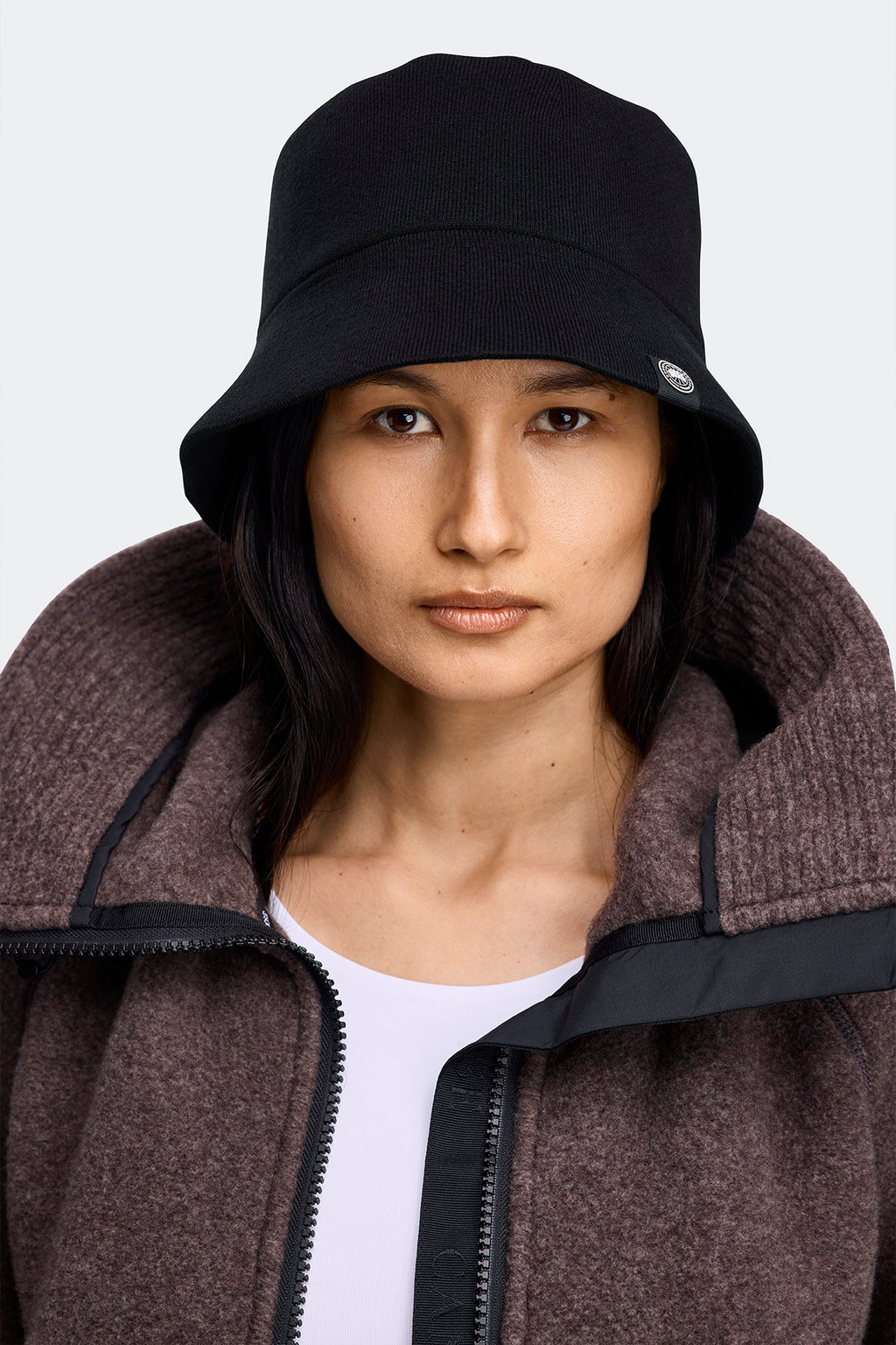 Cotton Bucket Hat - Black - Image 3