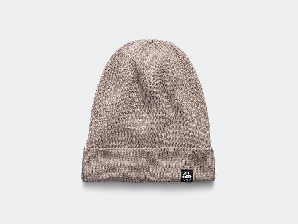 Cotton Rib Toque - Limestone Heather