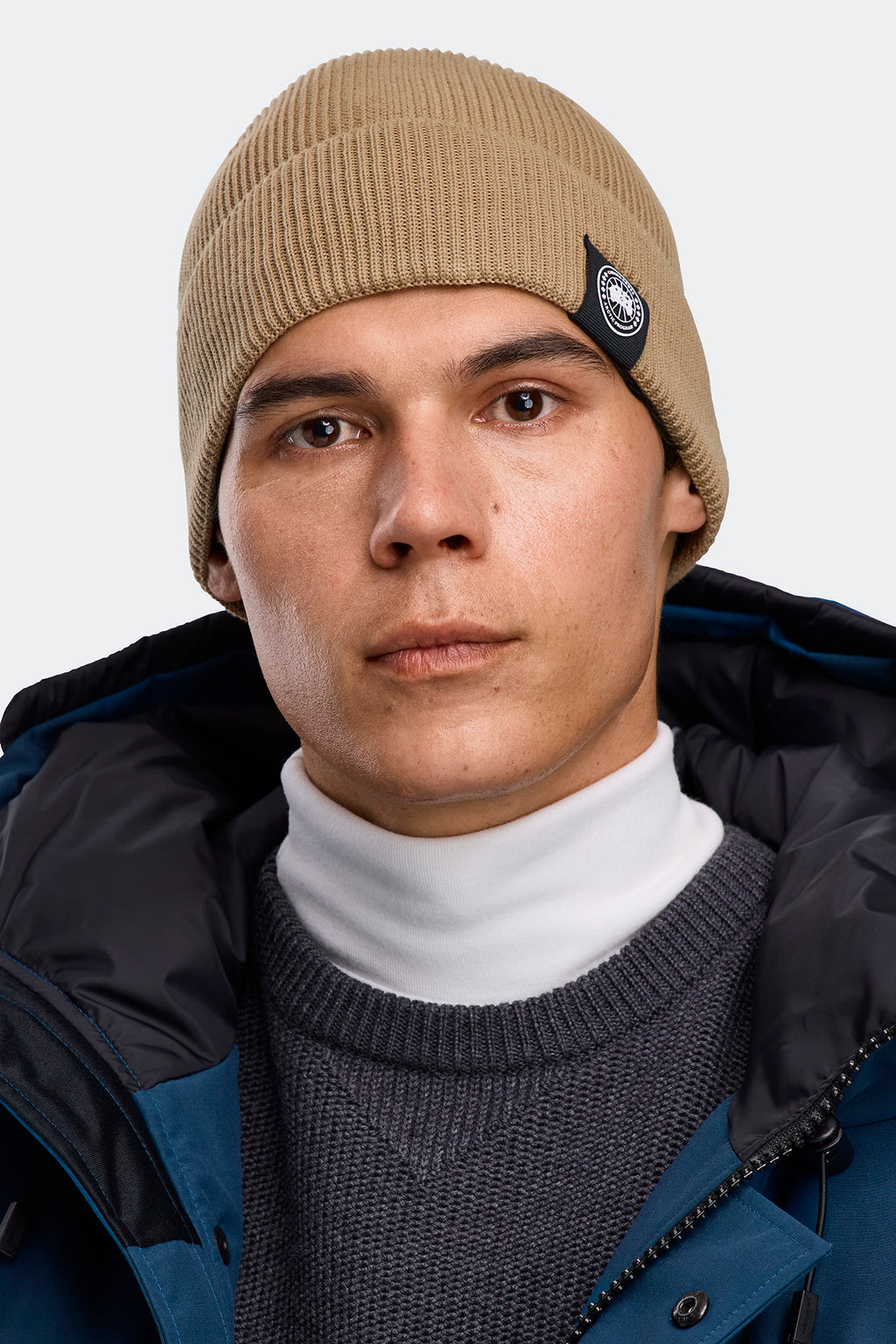 Cotton Beanie - Tan - Image 2
