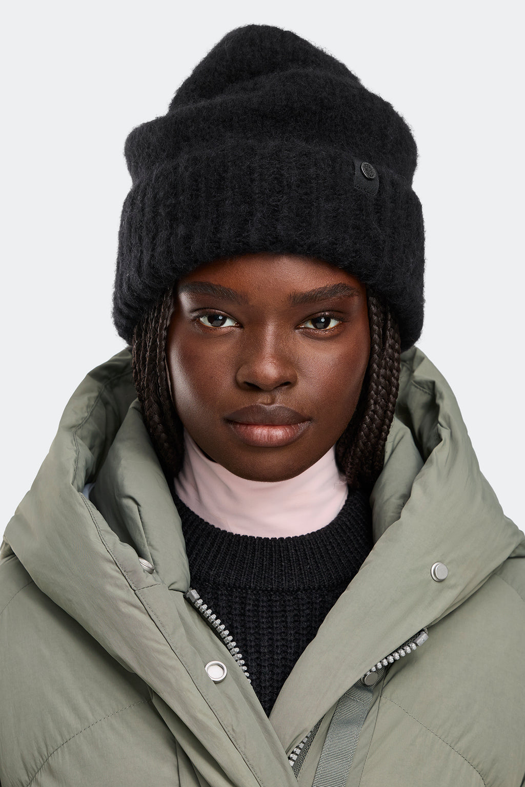 Alpaca Toque (Women) - Black - Image 2